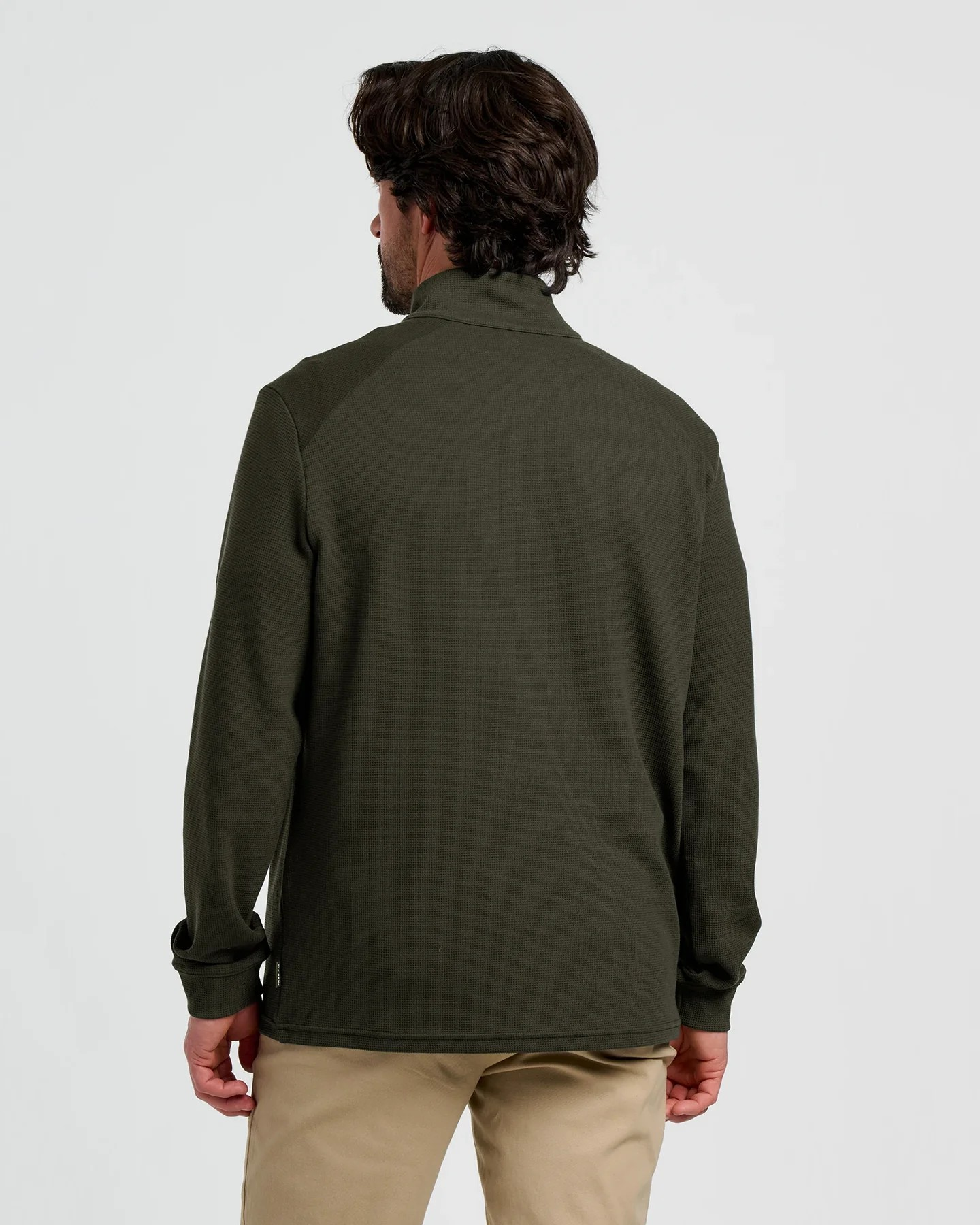 DARK FOREST WAFFLE QUARTER ZIP