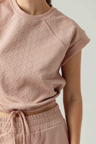 SUNDAYS DUSTY ROSE RILEY TOP