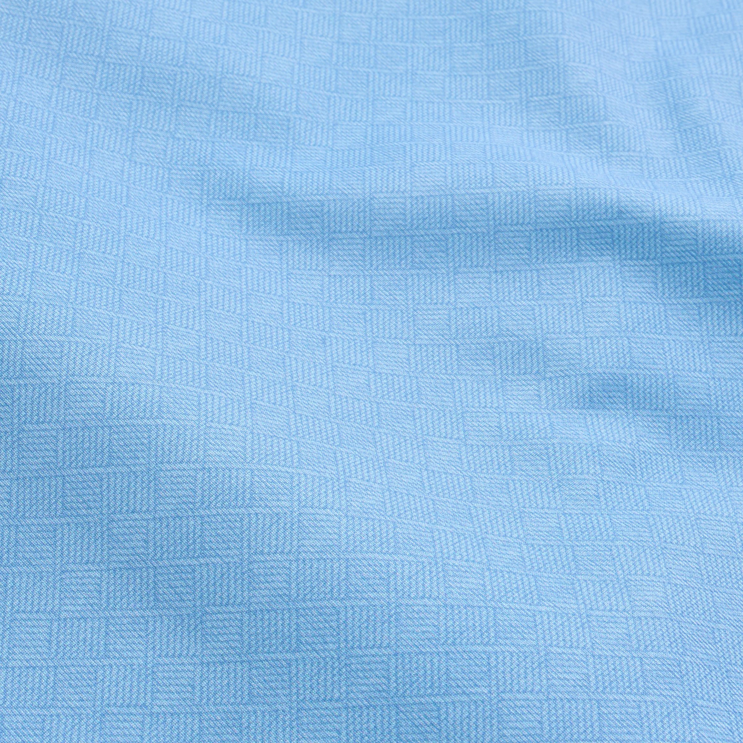 AQUA ROPE WORK PRINTED PERFORMANCE POLO