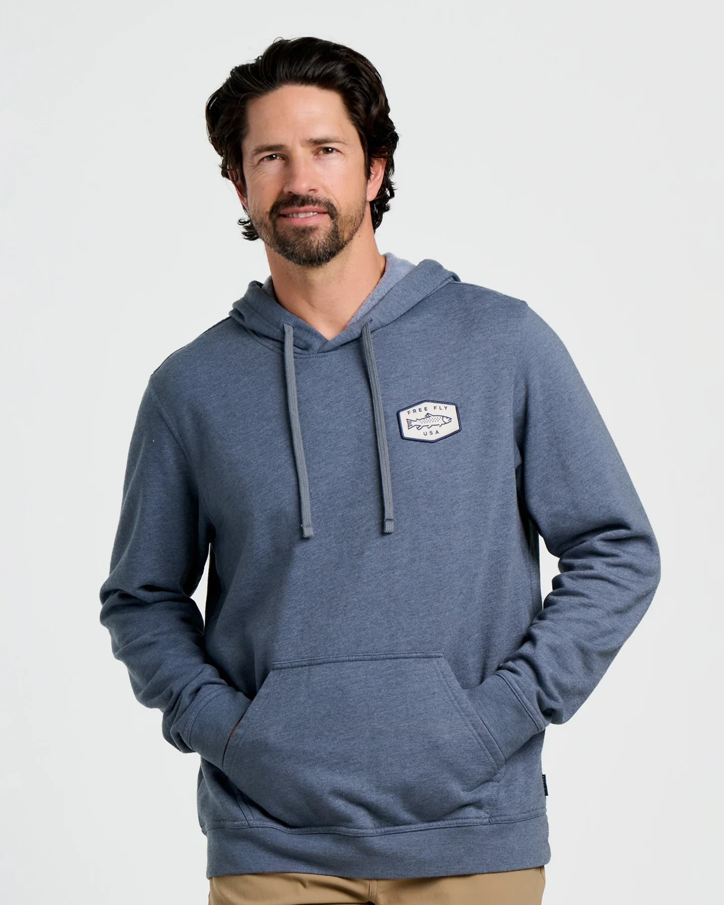 HEATHER STORM CLOUD FLEECE HOODIE