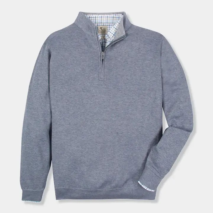 GENTEAL METEOR COTTON/MODAL QUARTER ZIP