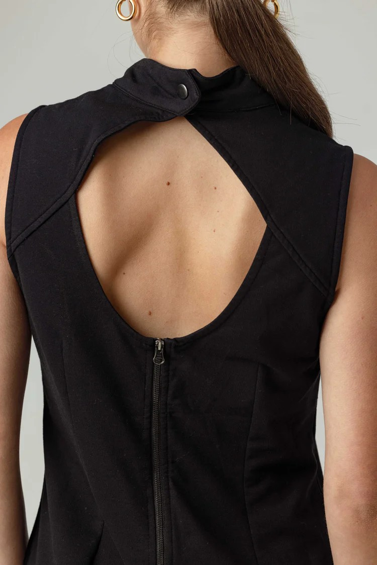 SUNDAYS BLACK TRISTAN DRESS