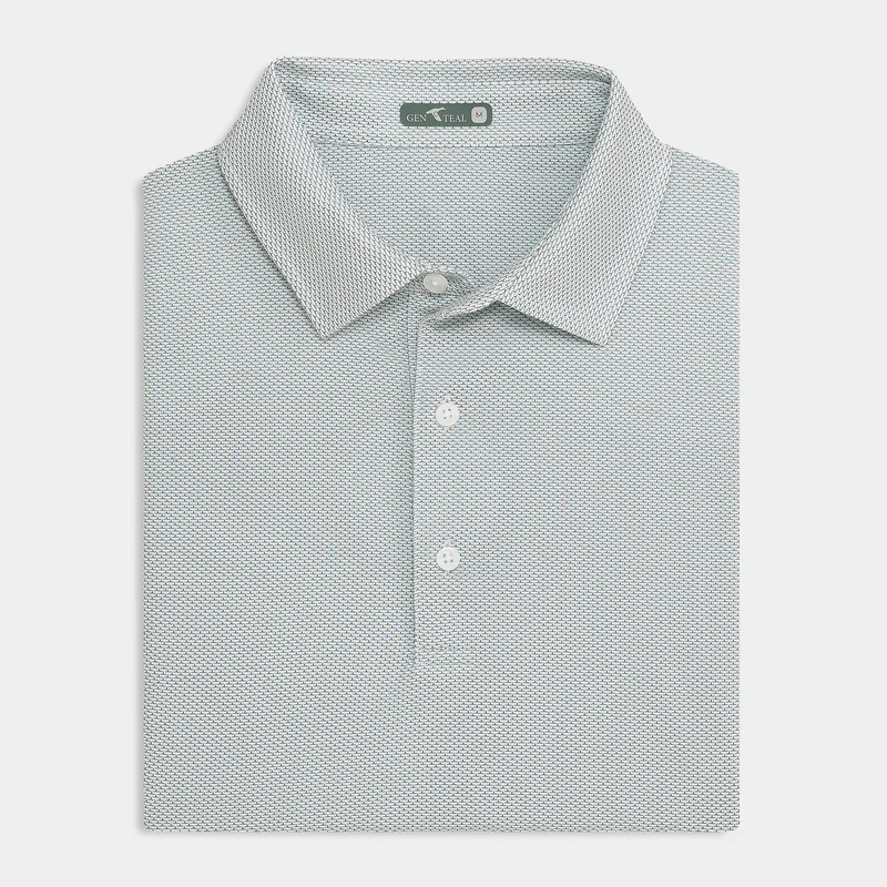 BOMBAY BRICK JACQUARD POLO