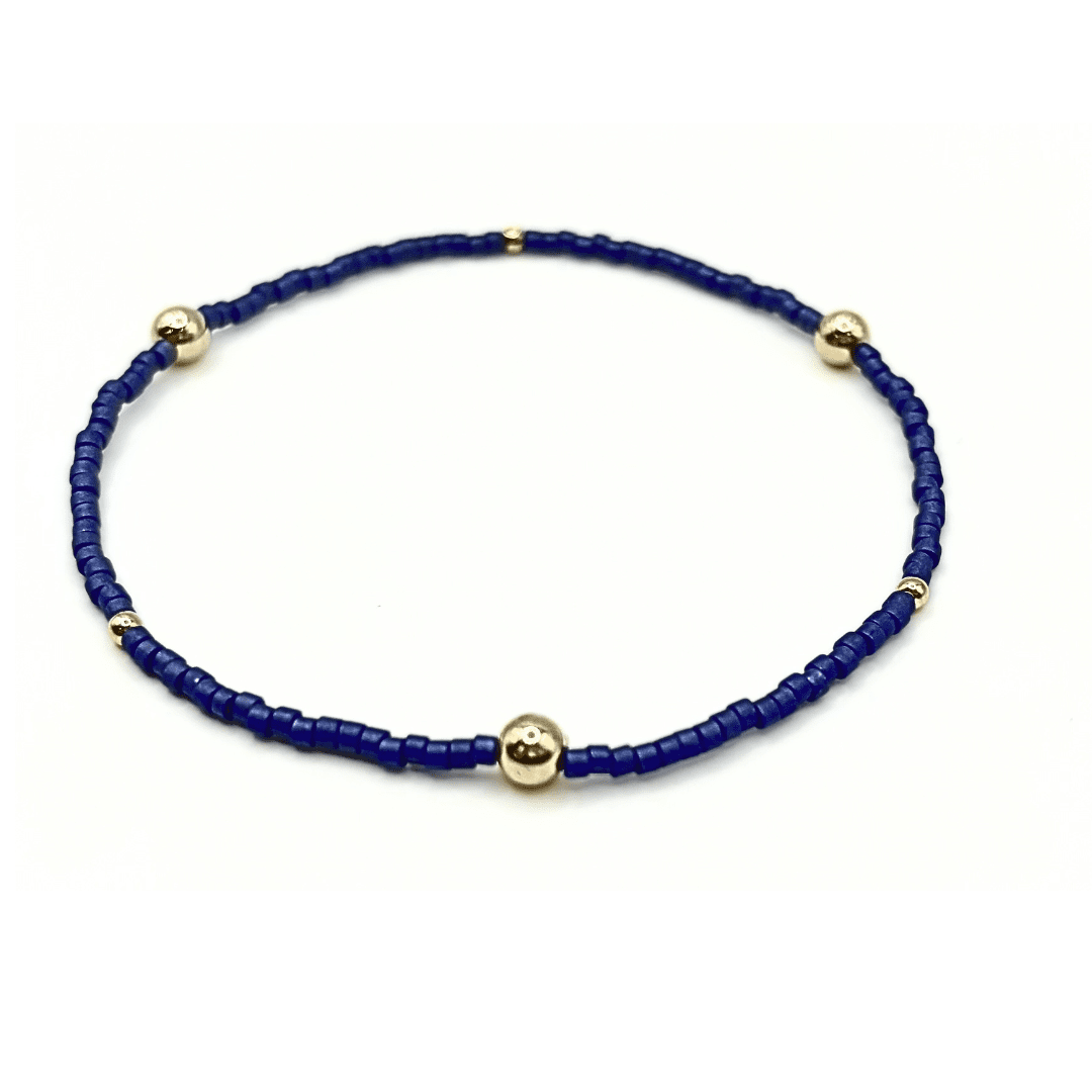 GAME DAY WATERPROOF BRACELET -NAVY