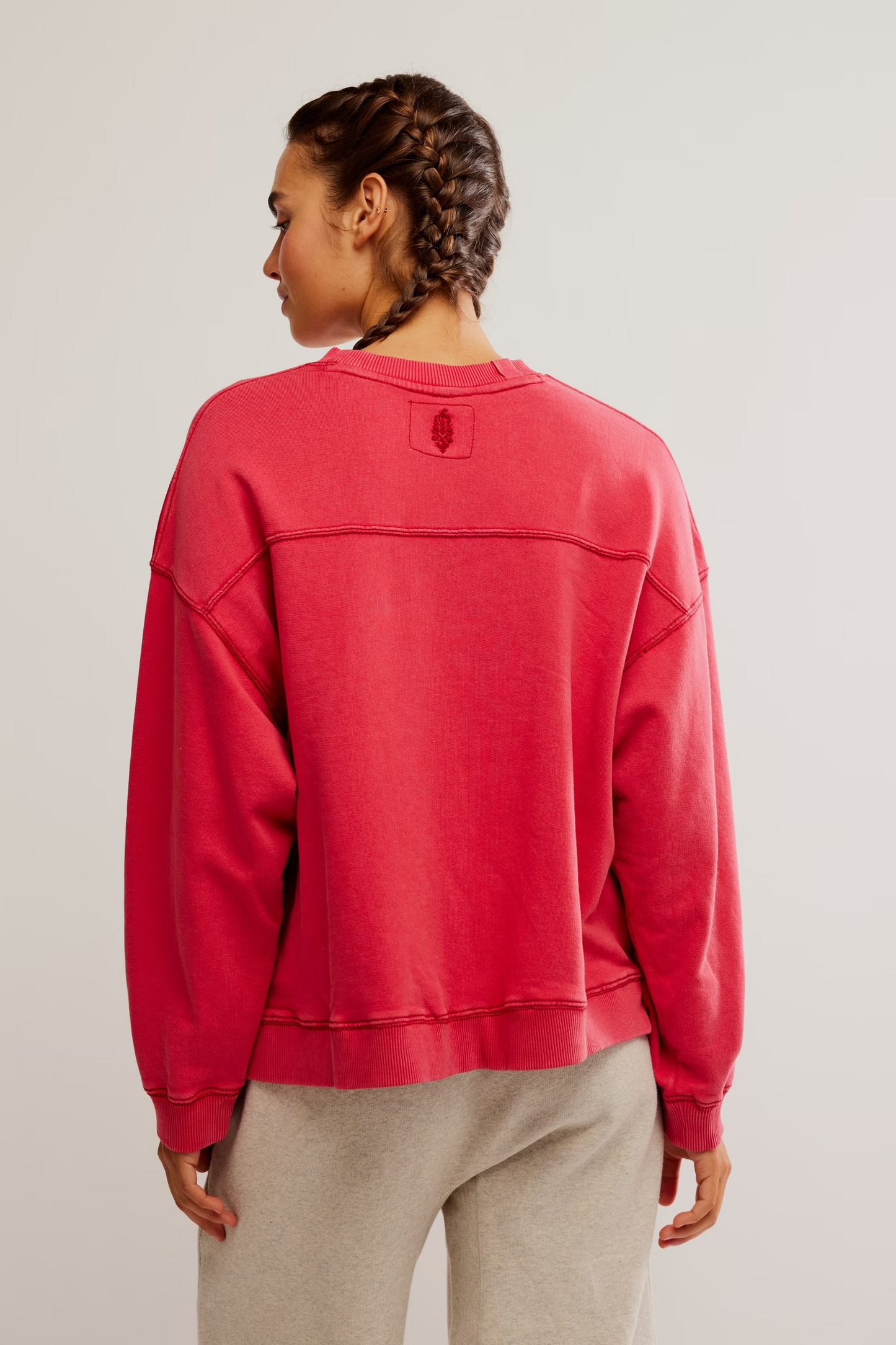 FREE PEOPLE WINTERBERRY ALL STAR PULLOVER