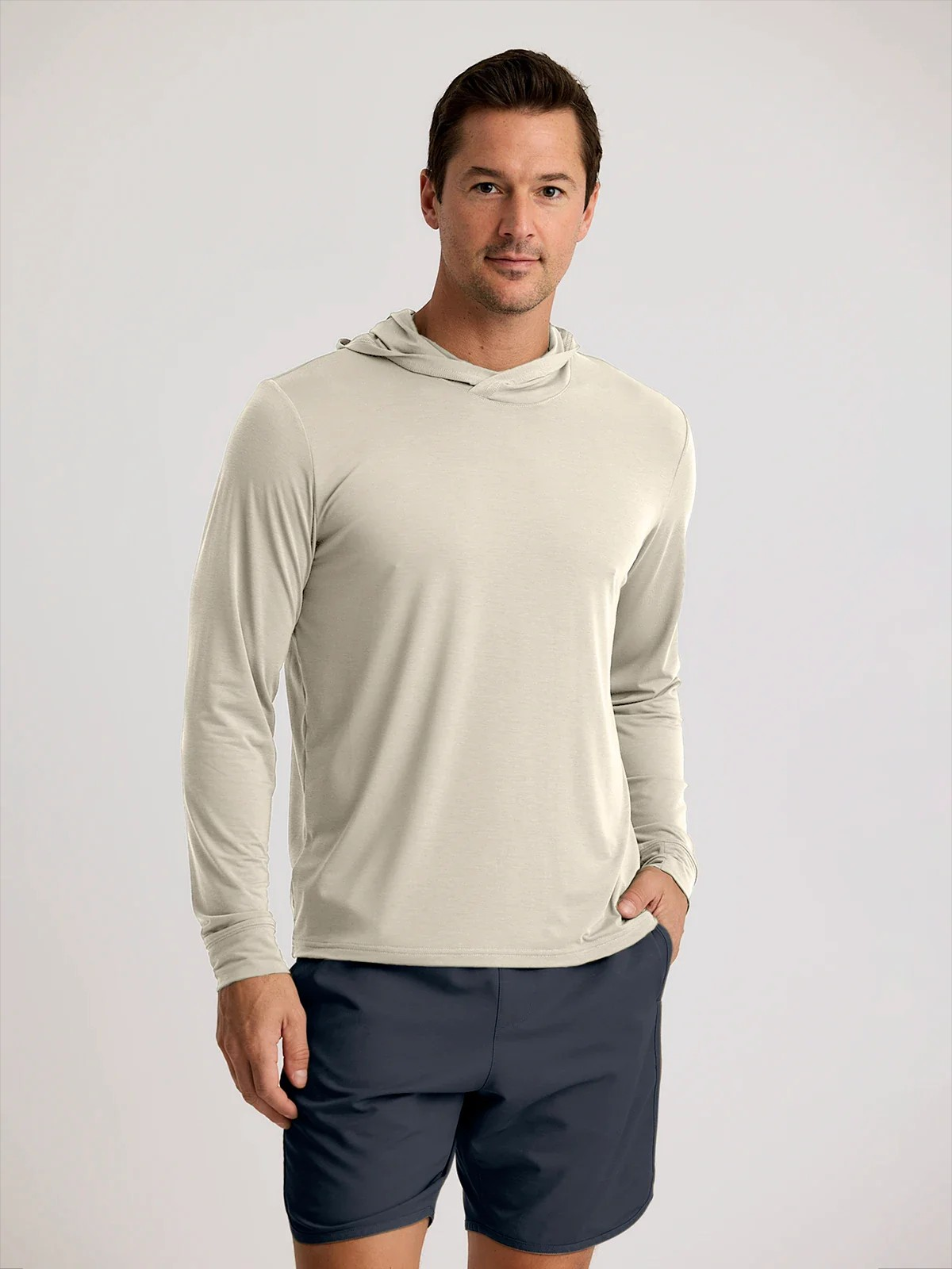 MEN'S HEATHER BIRCH ELEVATE LIGHTWEIGHT HOODIE