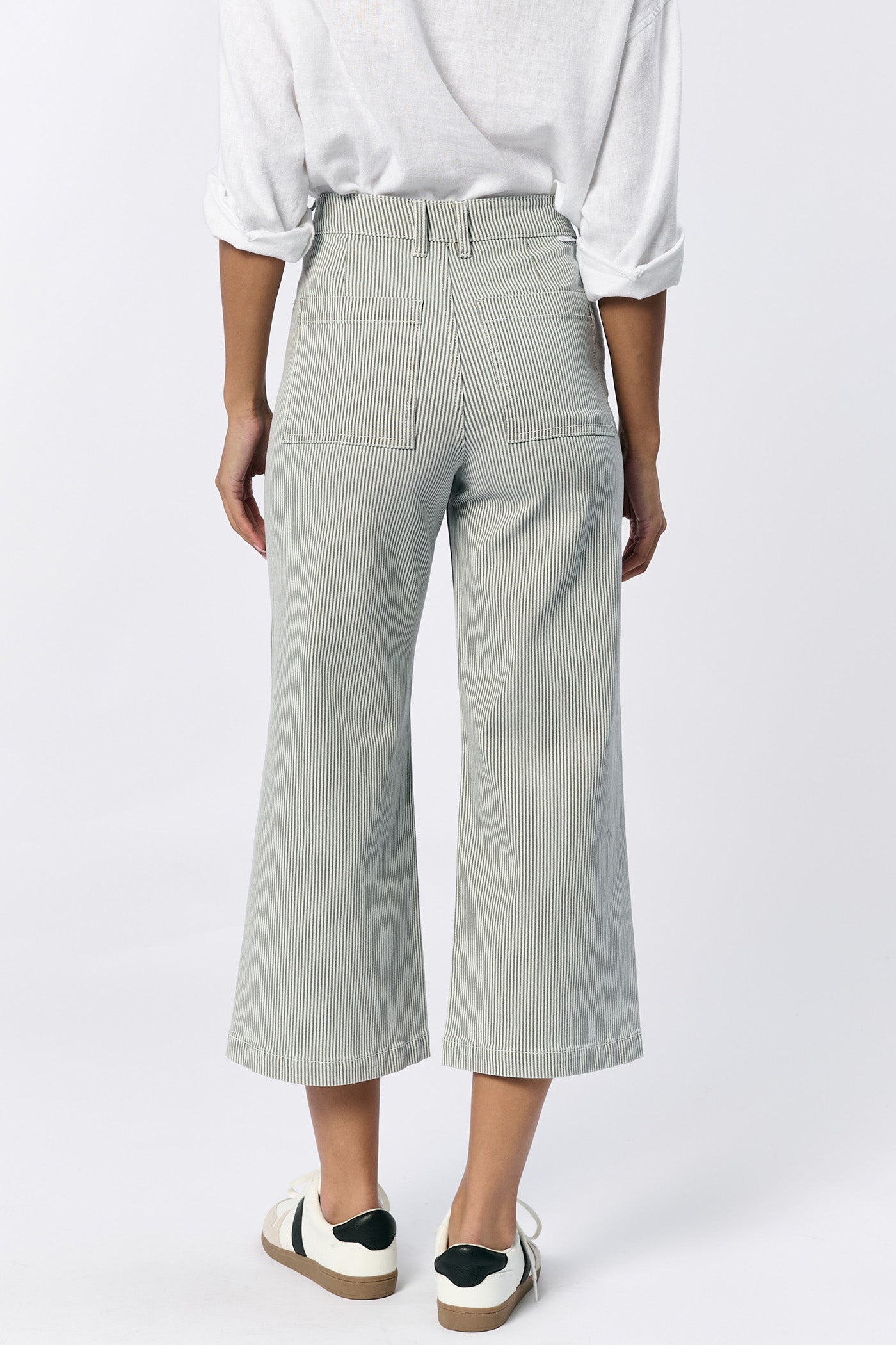 RAILROAD GREY AUDREY WIDE LEG JEAN