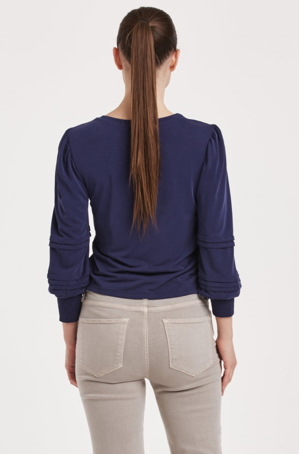 ANOTHER LOVE ELECTRIC INDIGO ANIKA TOP