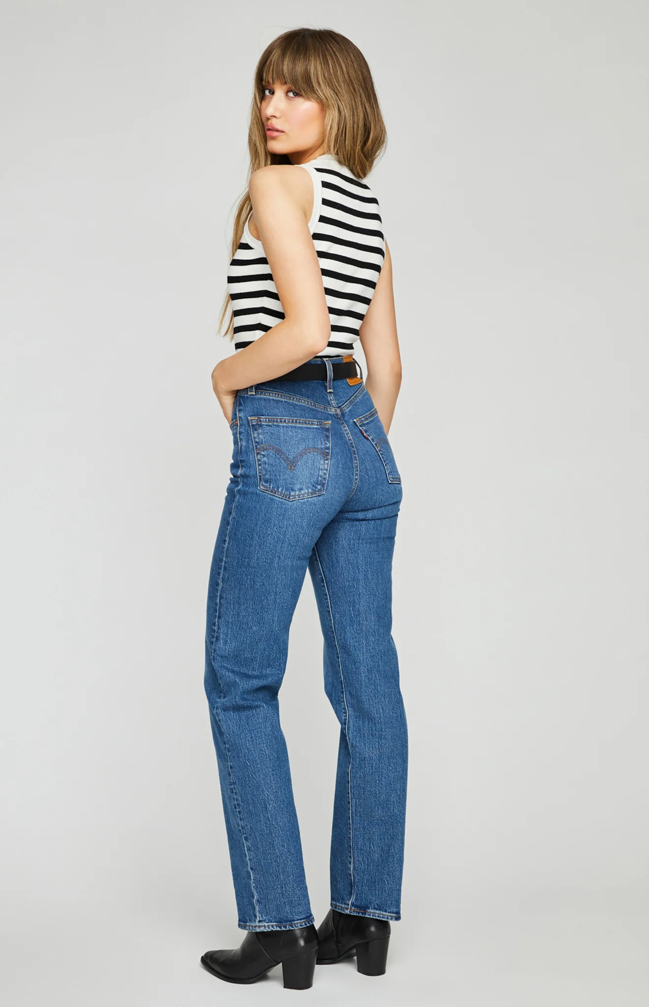 GENTLE FAWN BLACK STRIPE CORA TANK