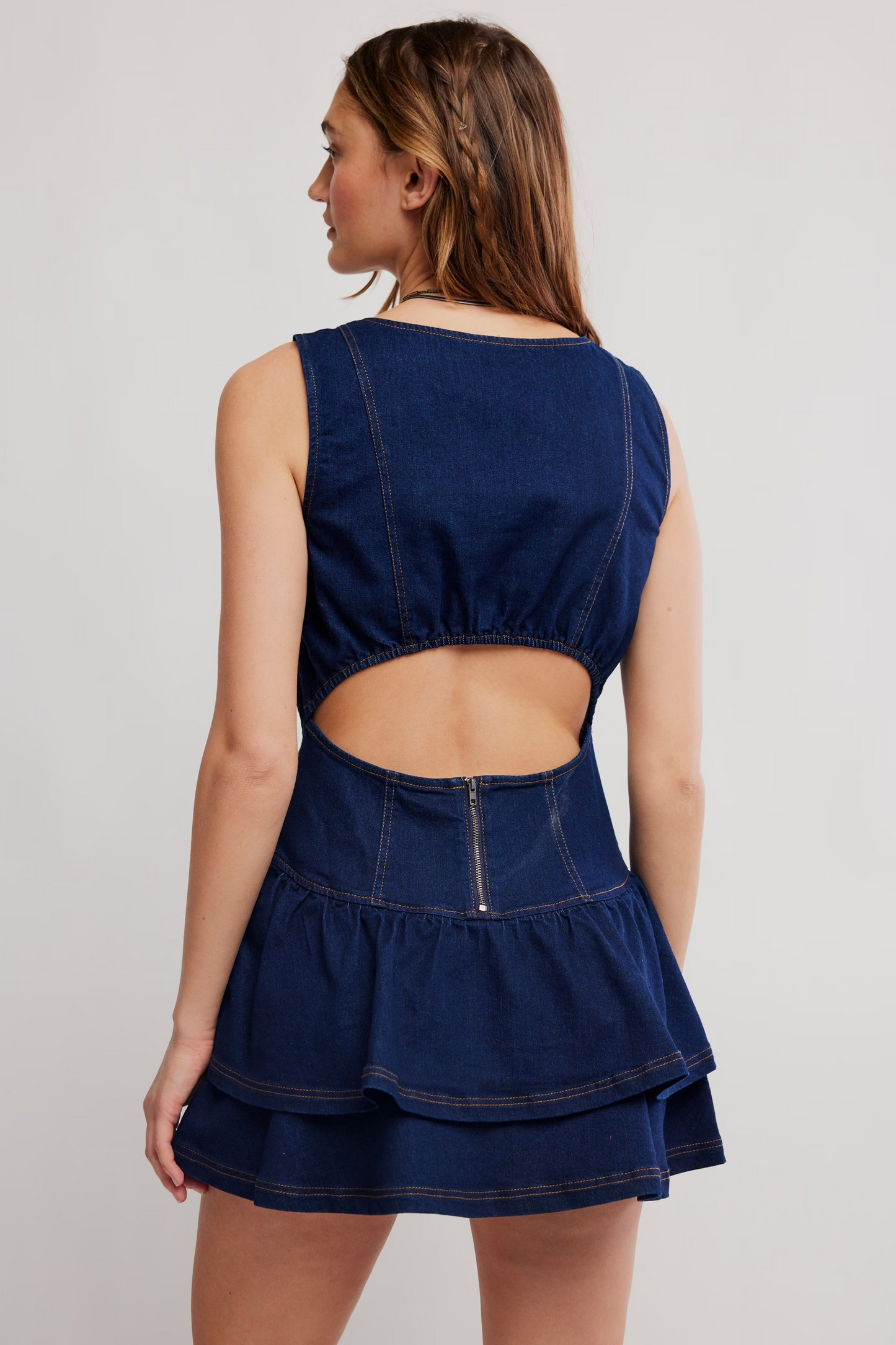 SLOW BURN DENIM DRESS