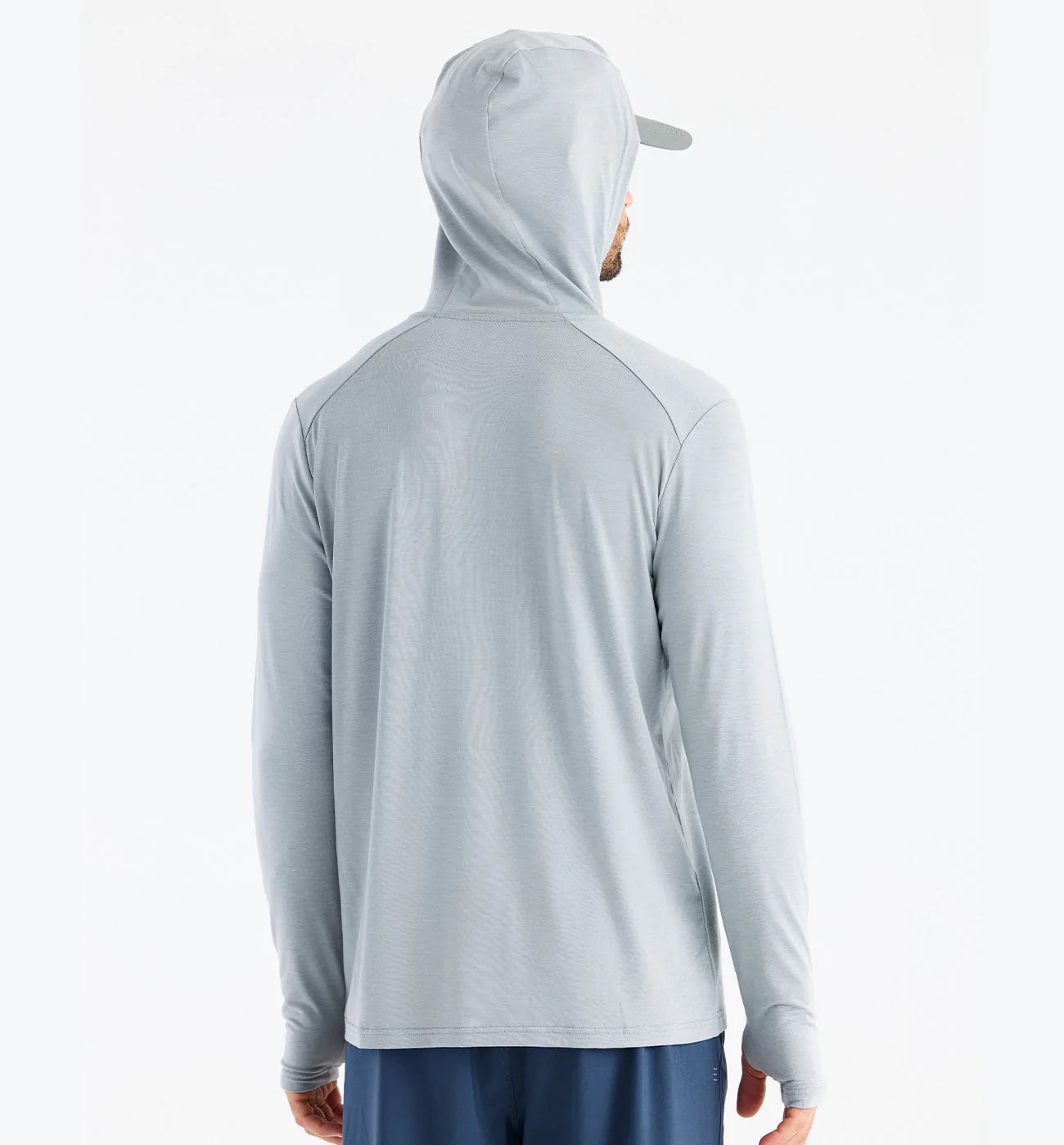 FREE FLY HEATHER ASPEN GREY SHADE HOODY