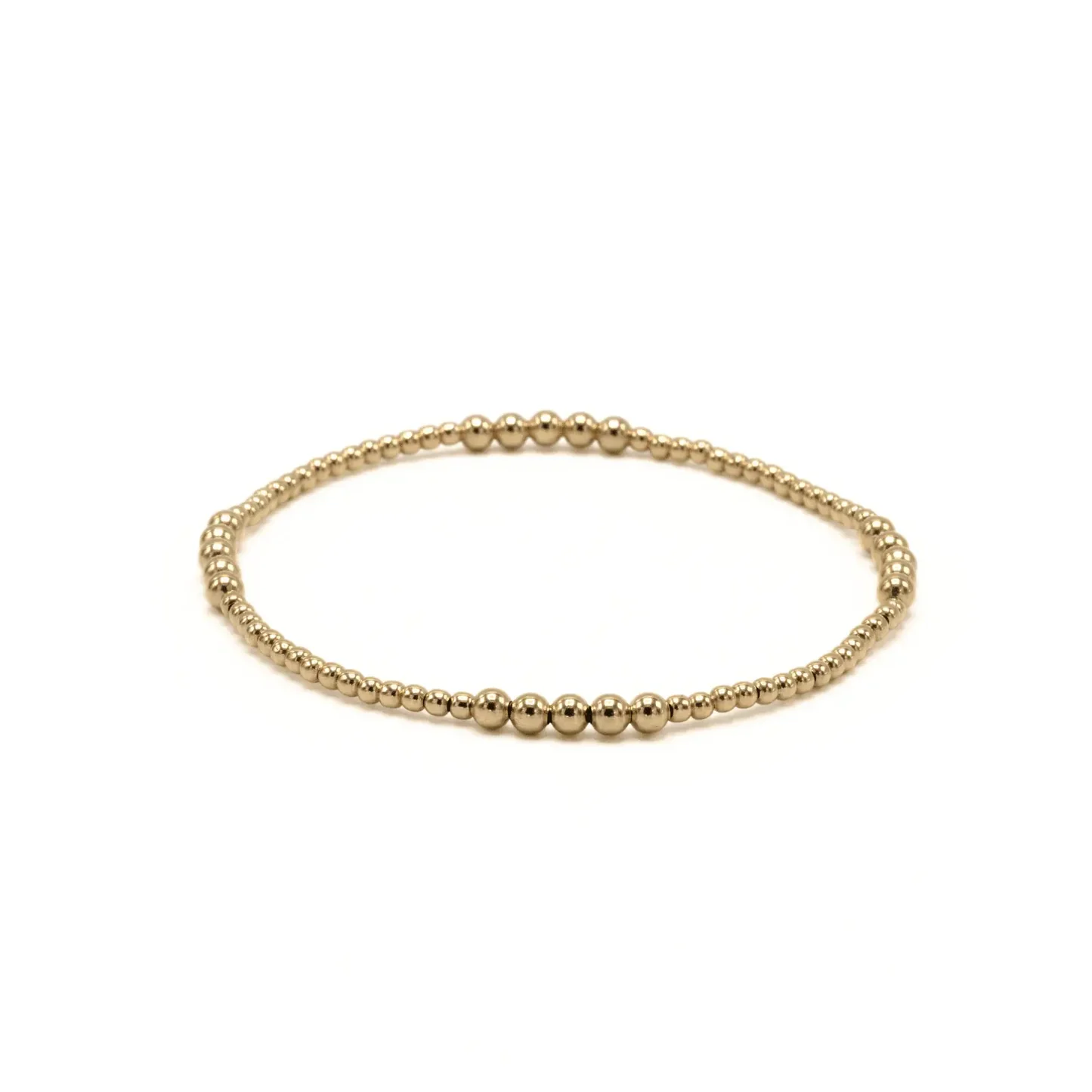 HAMPTON 2X3 14K GOLD-FILLED BEADED BRACELET