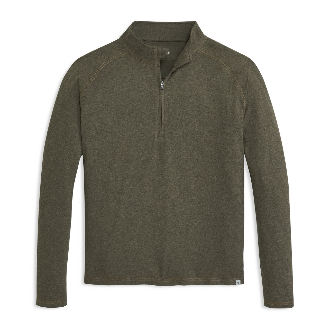GENTEAL GREEN HEATHER WANDER QUARTER ZIP