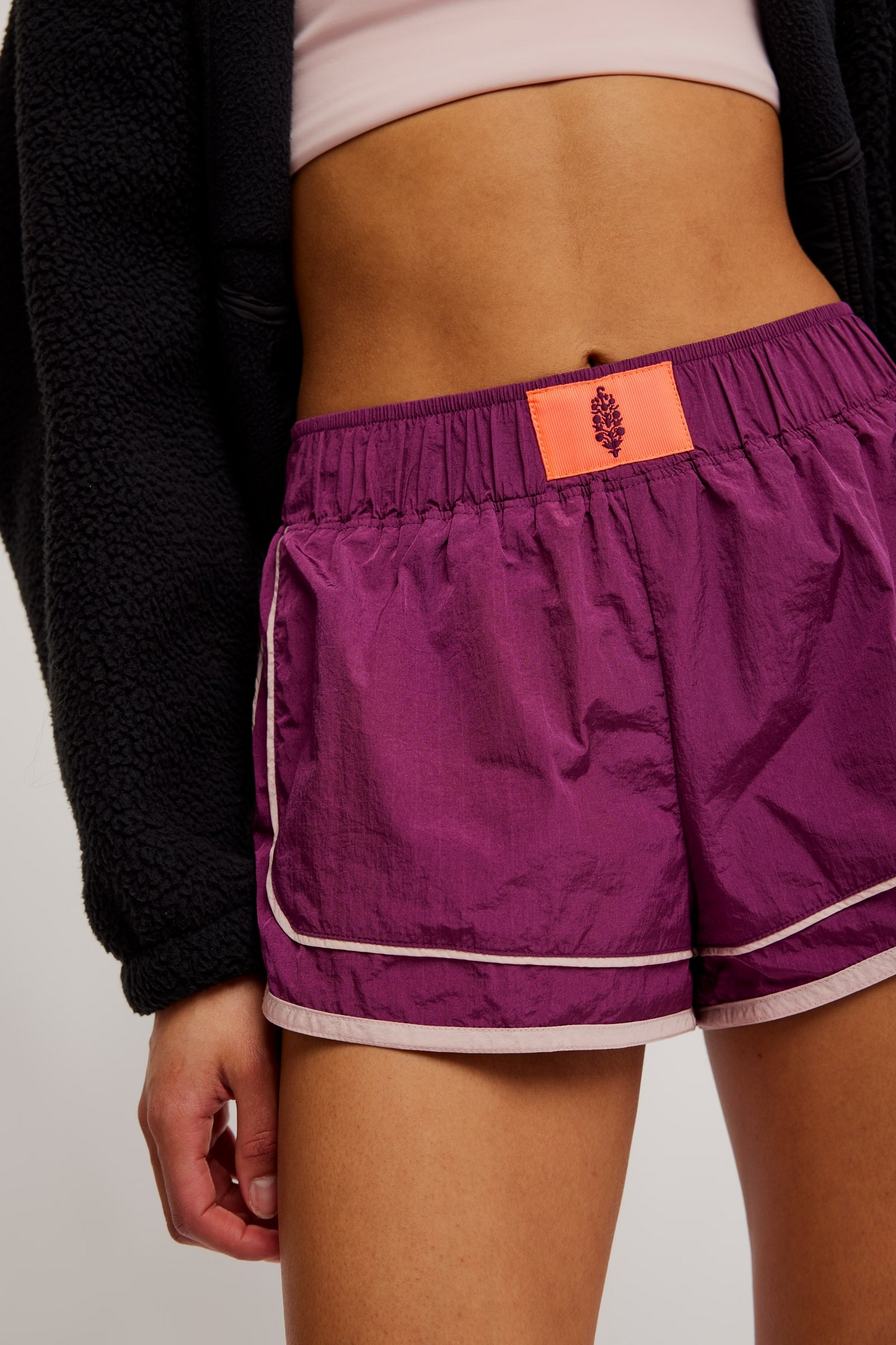 FREE PEOPLE VARSITY BLUES SHORTS