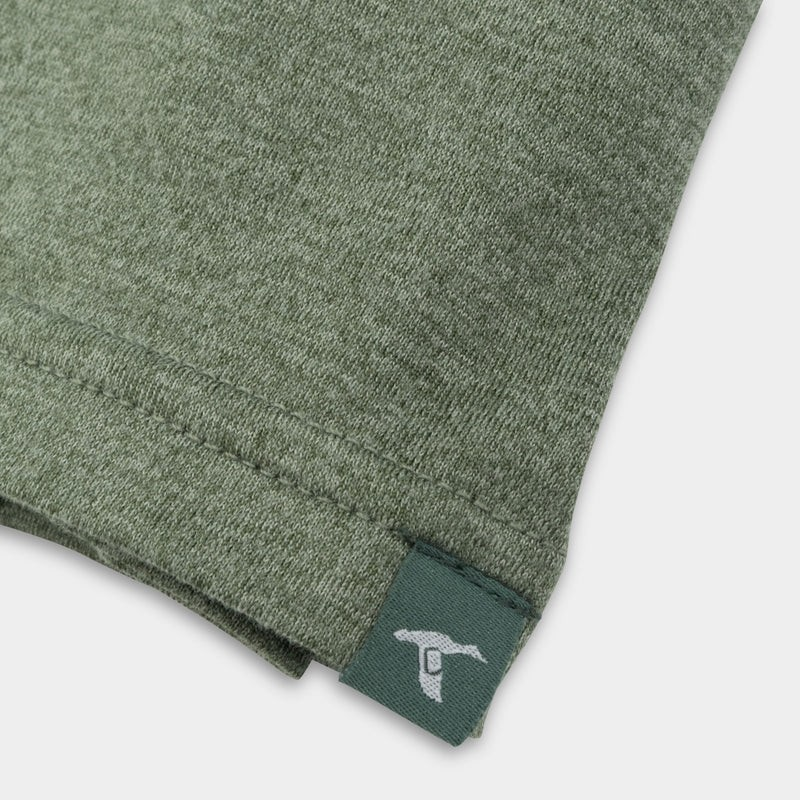 GENTEAL GREEN HEATHERED SHORT SLEEVE T-SHIRT