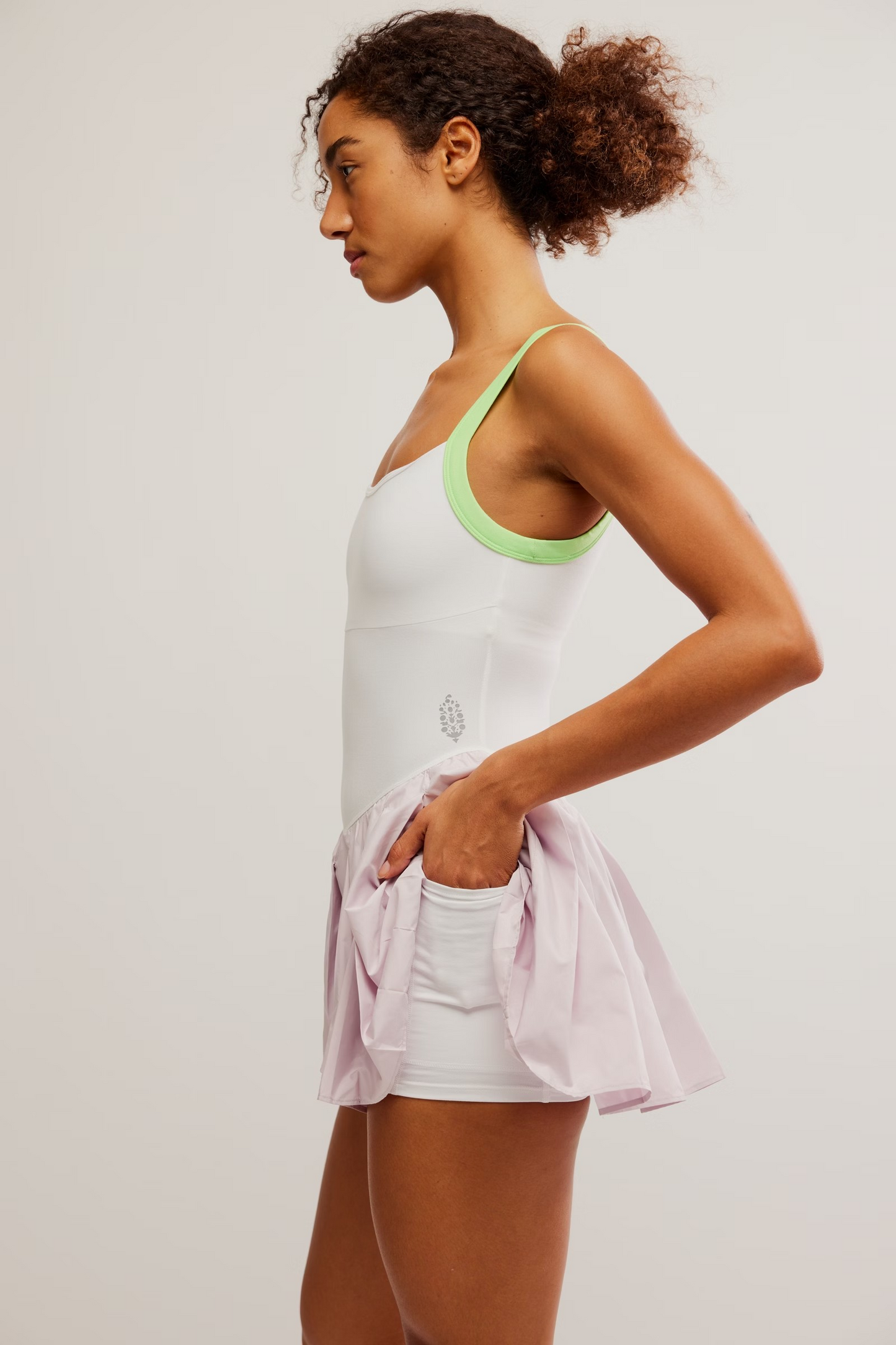 LAVENDER GLAZE SWING OF THINGS COLORBLOCK DRESS