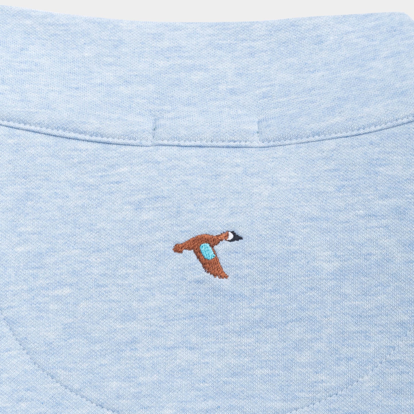 GENTEAL COTTAGE BLUE COTTON/MODAL QUARTER-ZIP