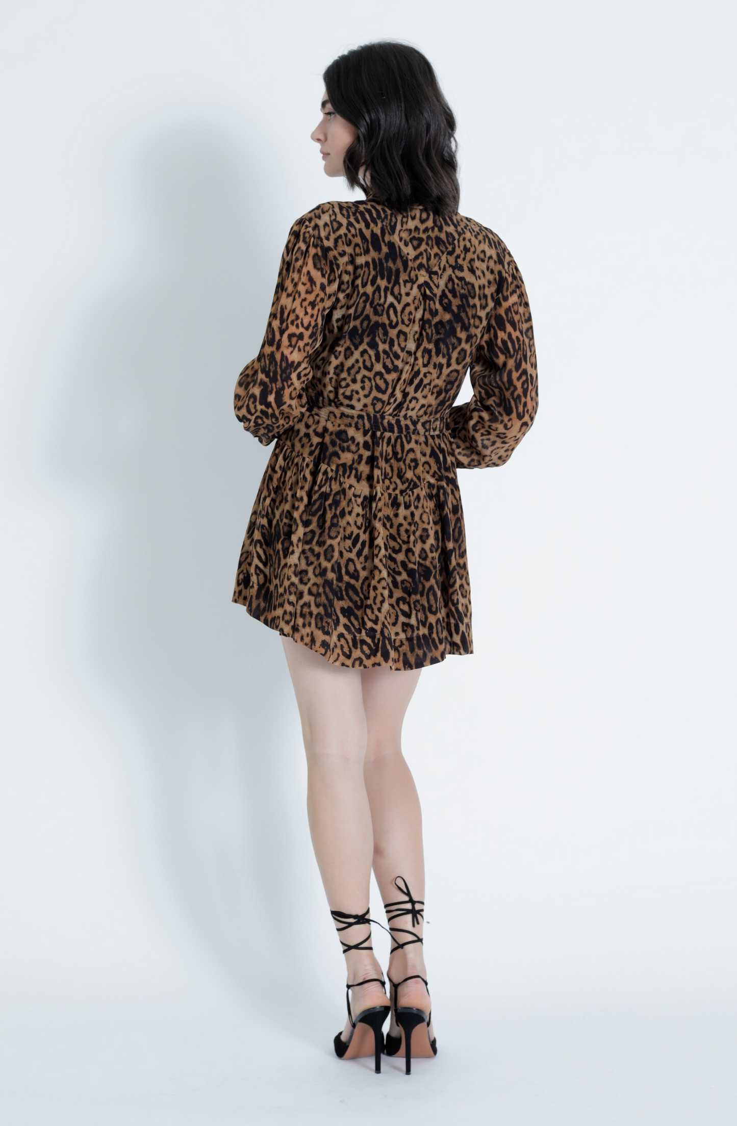 LEOPARD MIA MINI DRESS