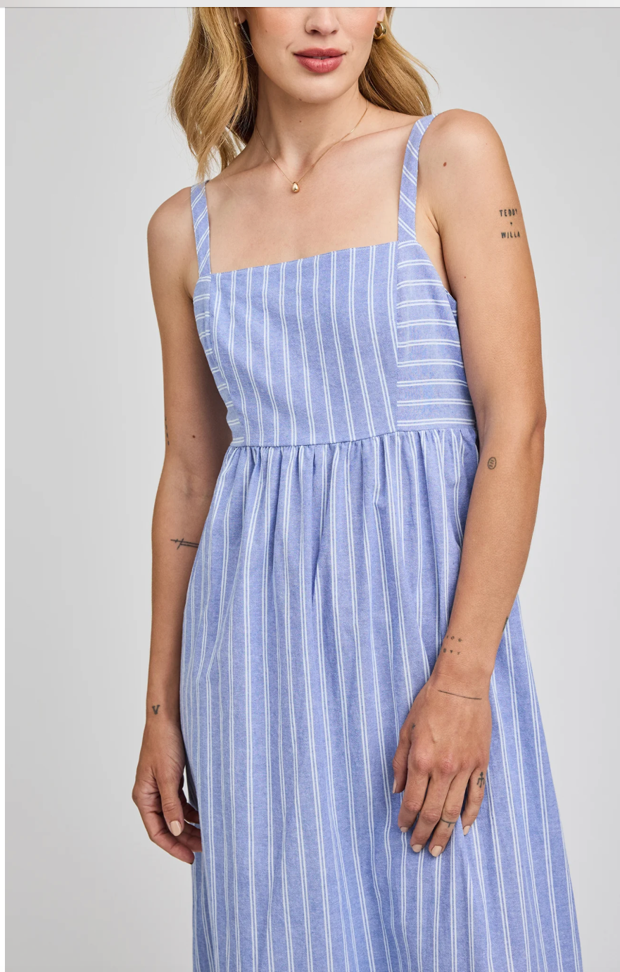 OCEAN STRIPE ALICIA DRESS