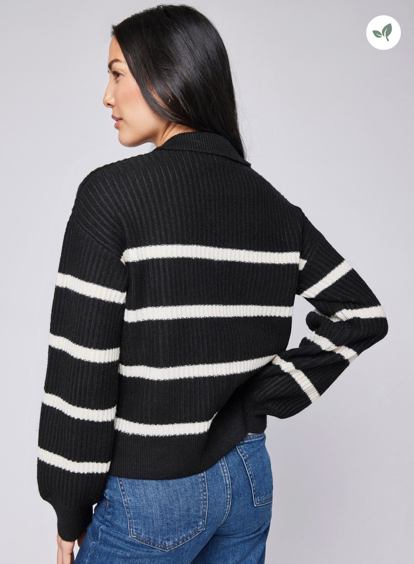 GENTLE FAWN BLACK STRIPE BECKETT SWEATER