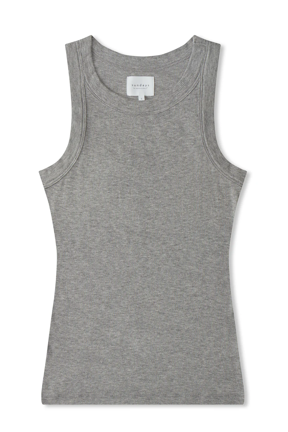 SUNDAYS GREY TURNER TANK