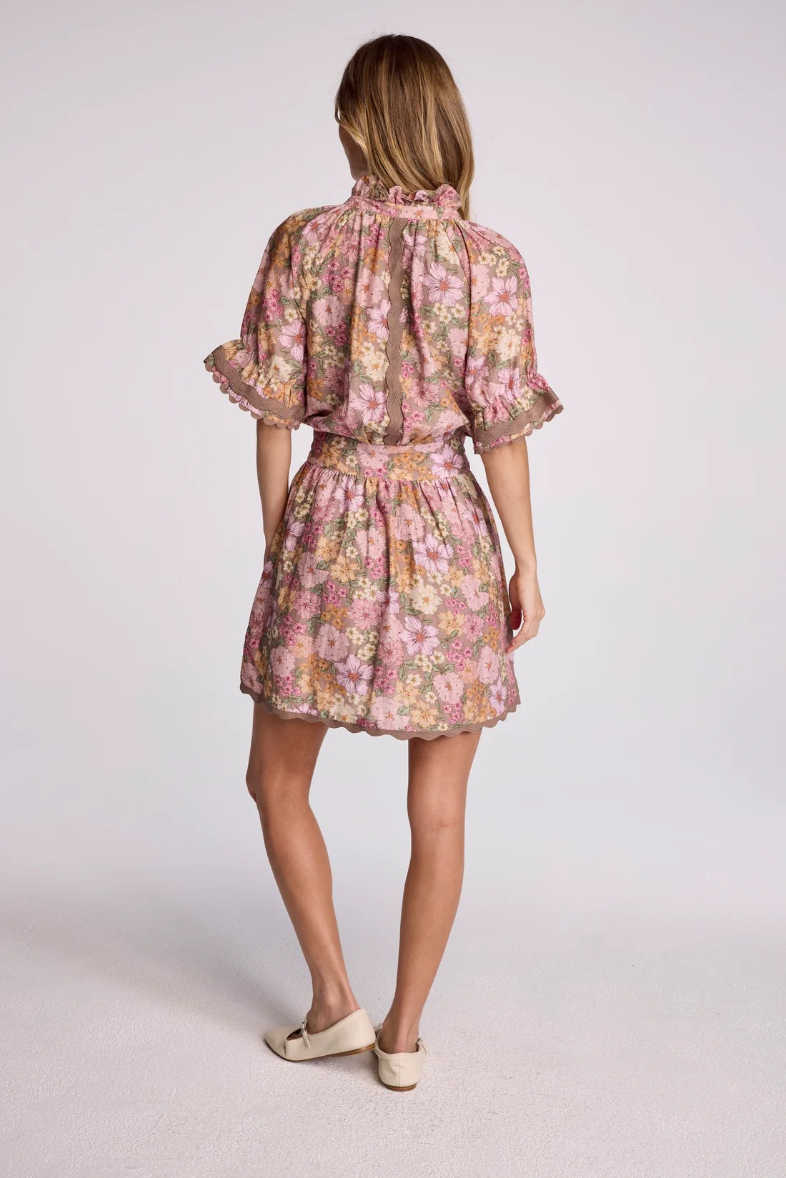SUNDAYS DUSK FLORAL EVELYN DRESS