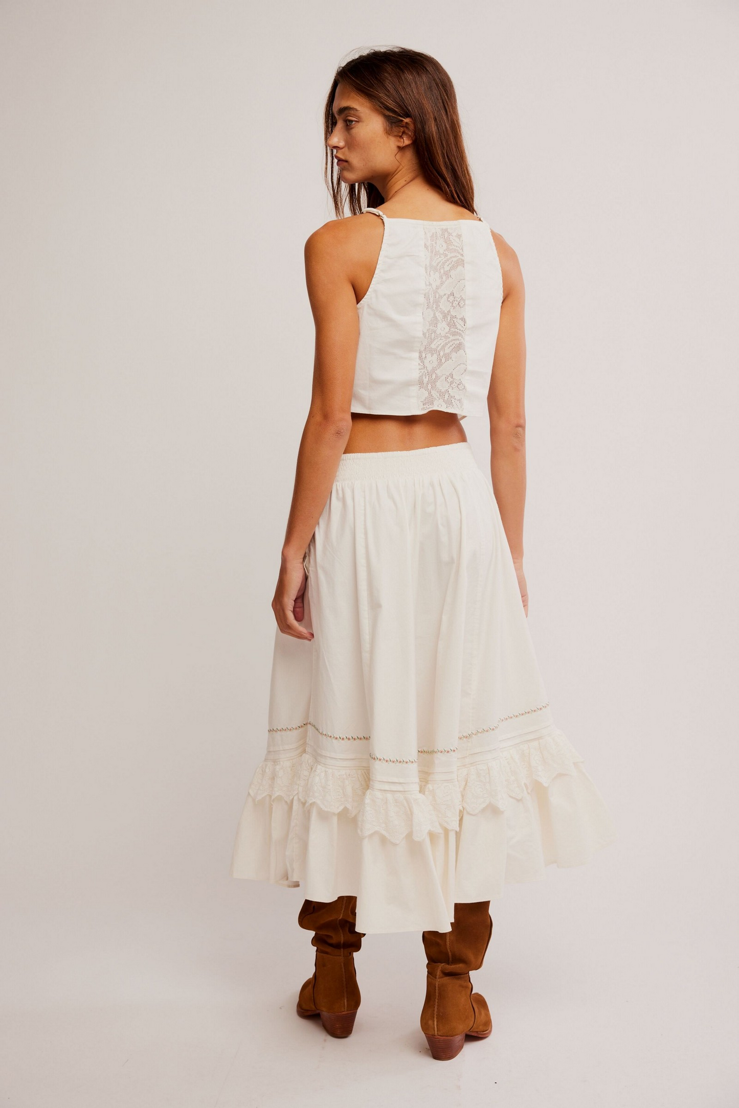 FREE PEOPLE IVORY MAEBERRIE SET