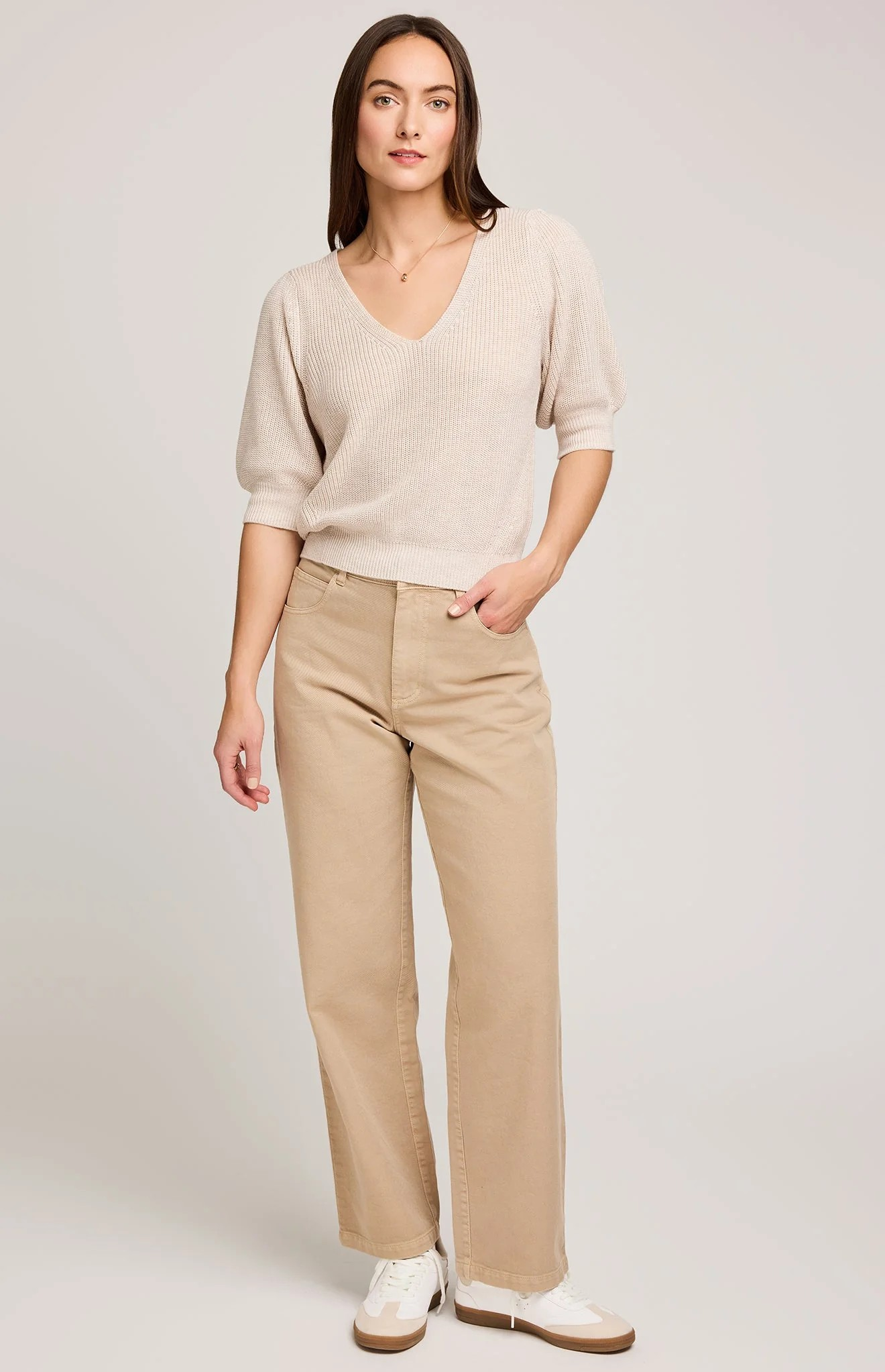 HEATHER OATMEAL PHOEBE SWEATER