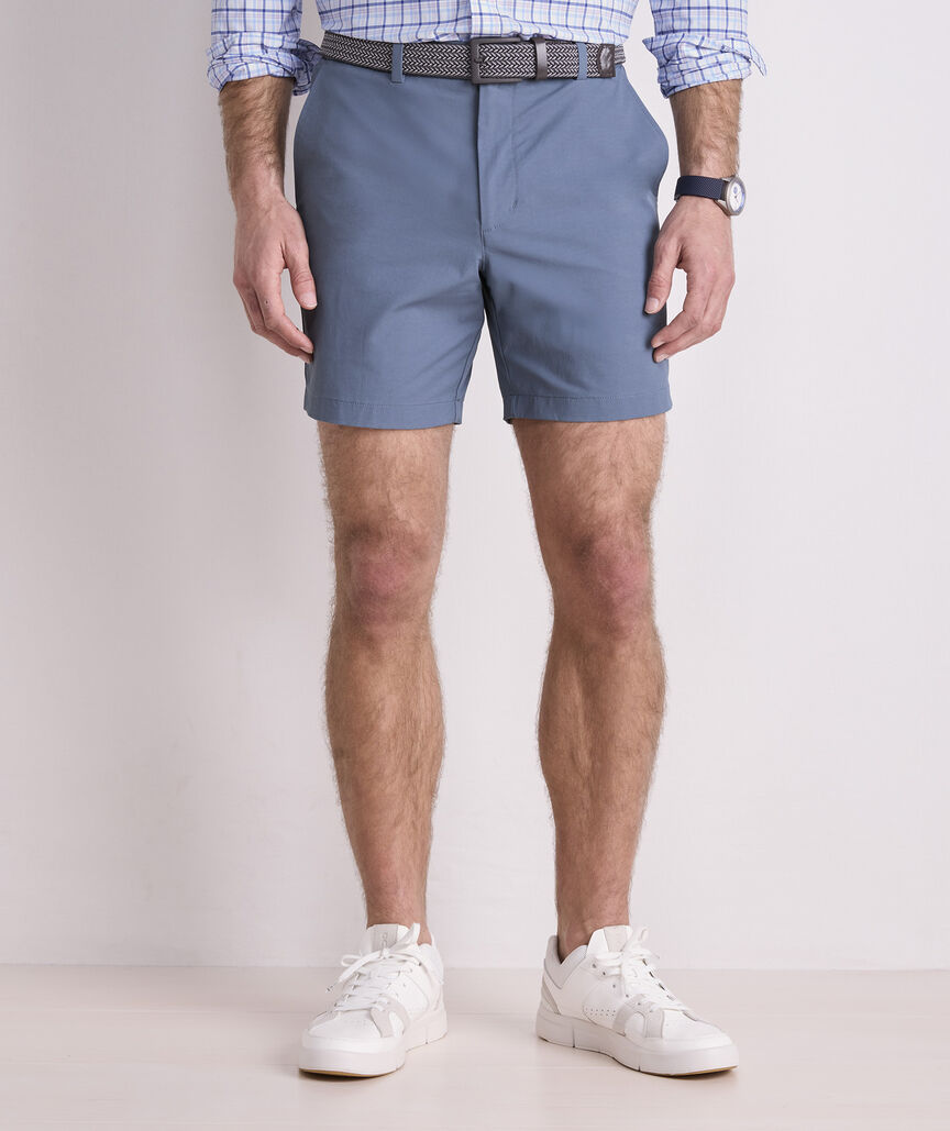 VINEYARD VINES BLUE MIRAGE 7" ON-THE-GO SHORTS