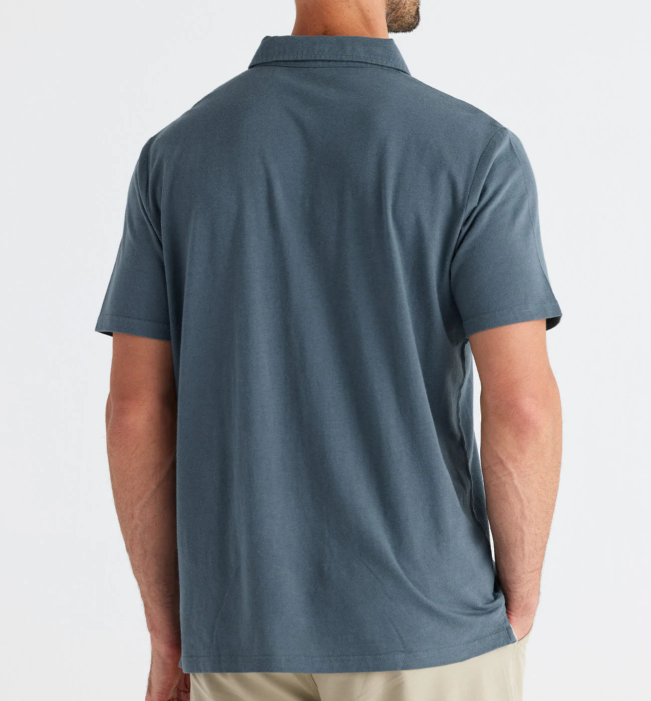 FREE FLY SLATE BLUE BAMBOO HERITAGE POLO