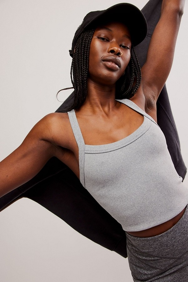 HEATHER GRAY ALL CLEAR SOLID CAMI