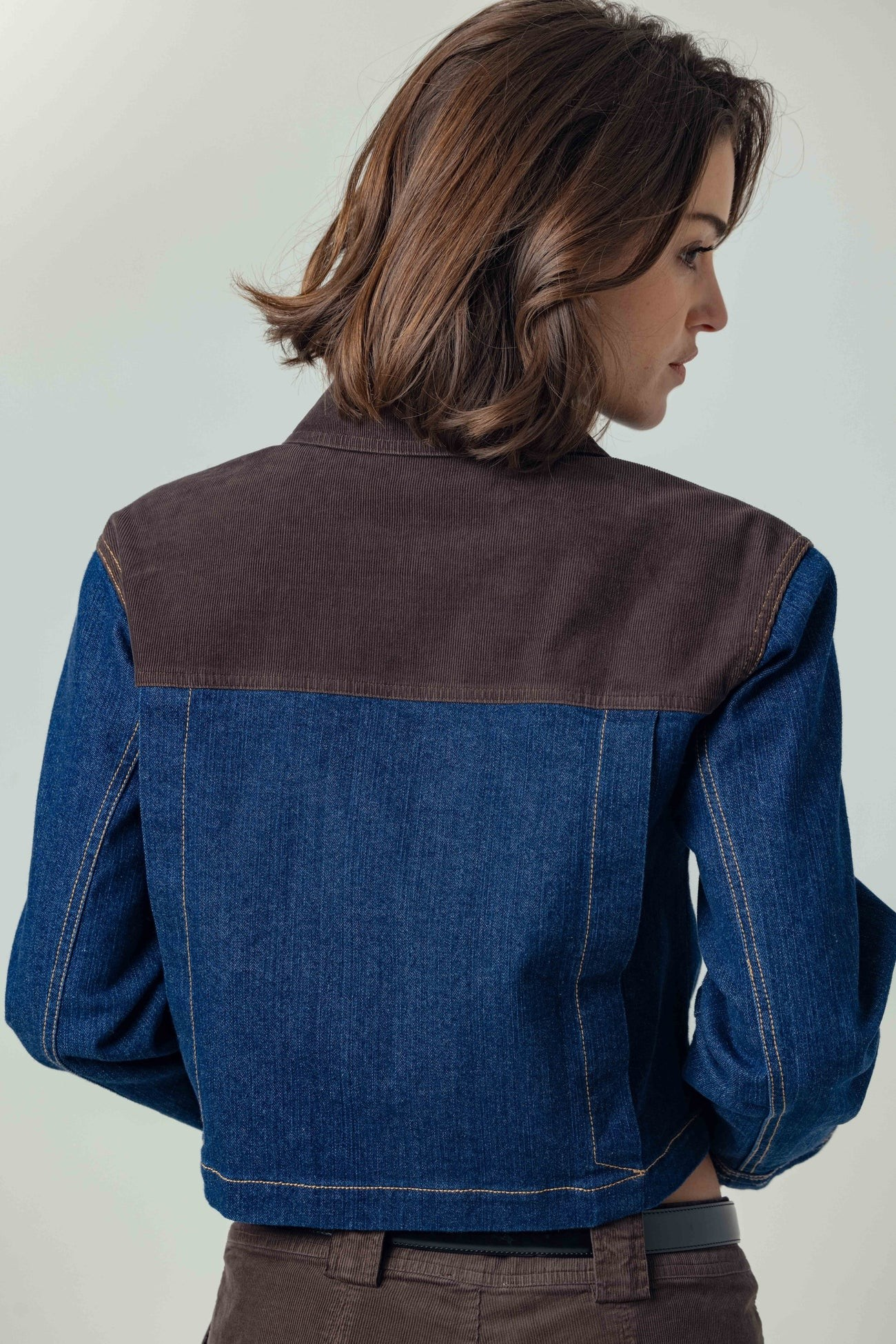 DENIM CHOCOLATE KLEA JACKET