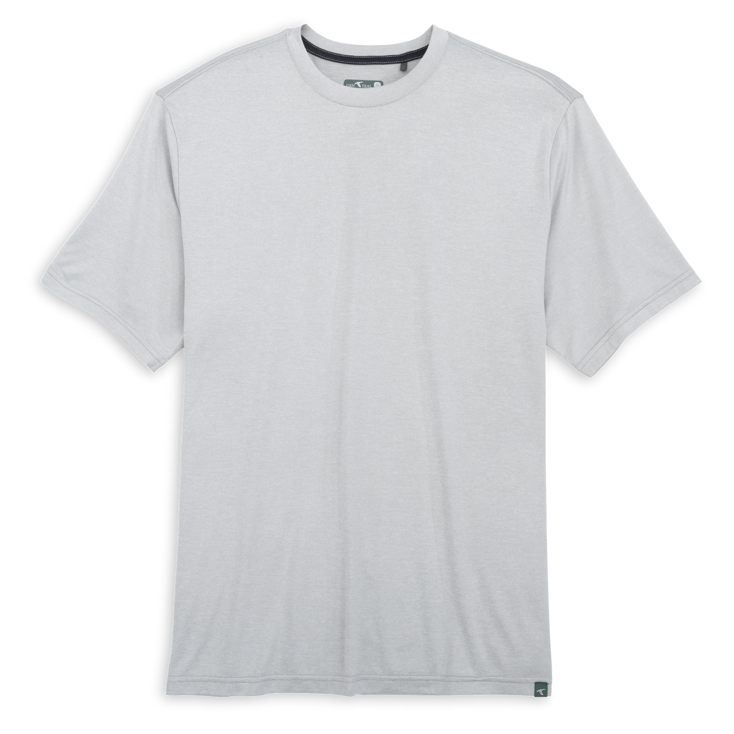GENTEAL SILVER GRAY HEATHERED SHORT SLEEVE T-SHIRT