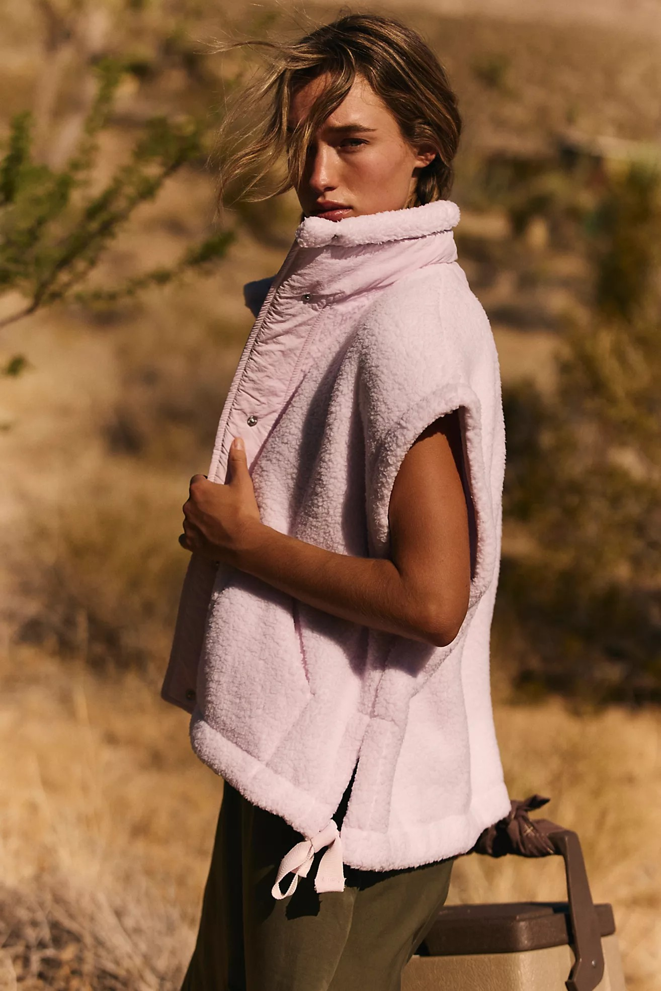 ROSE WASH SCOUT IT OUT FLEECE VEST
