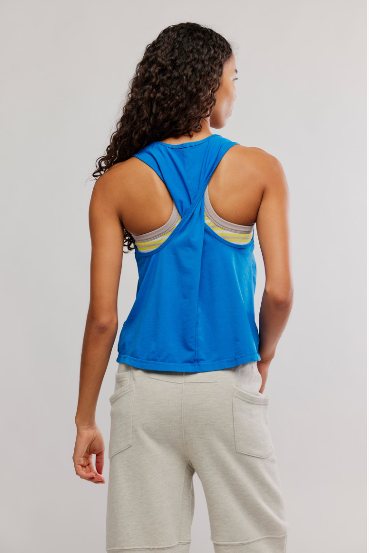 LIGHT COBALT HOT SHOT TWIST TANK