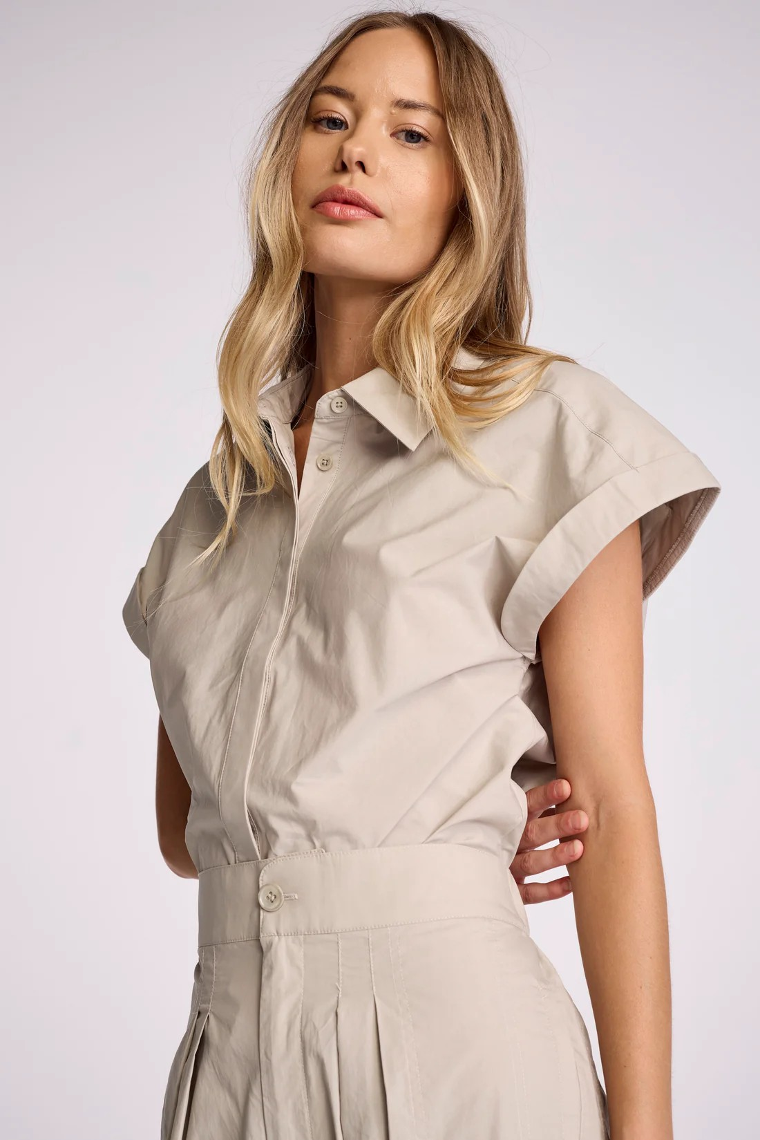 SUNDAYS WILLOW GRAY ASHER SHIRT