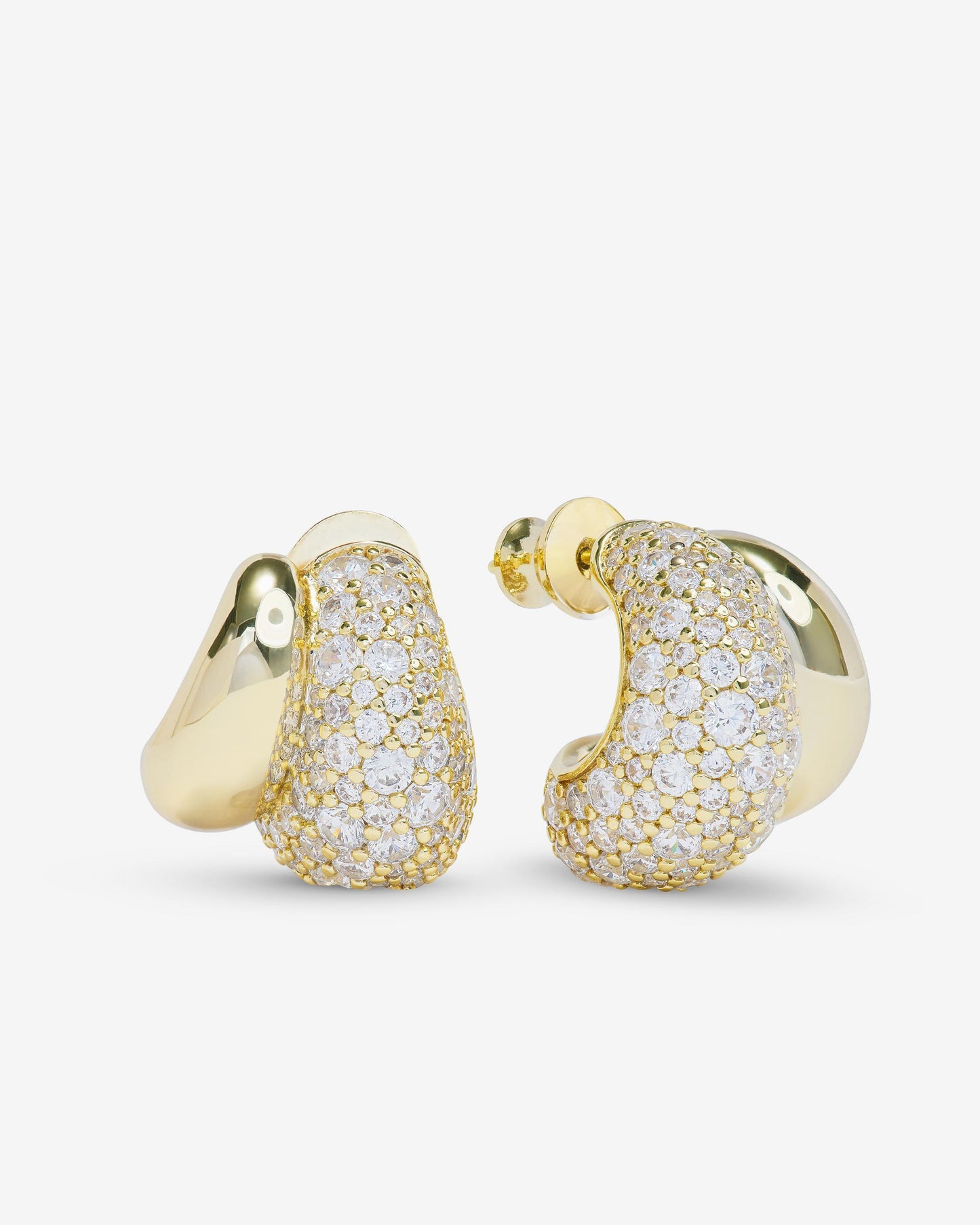 MELINDA MARIA NORAH LOVES A PAVE DOUBLE HOOP