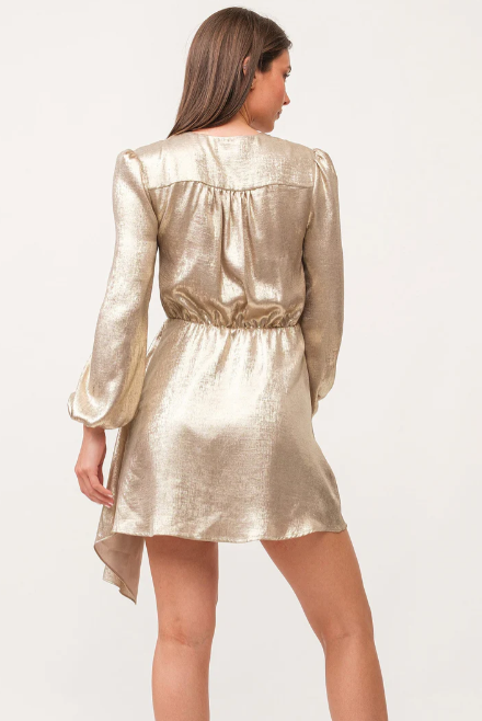DEAR JOHN GOLD CHIARA DRESS
