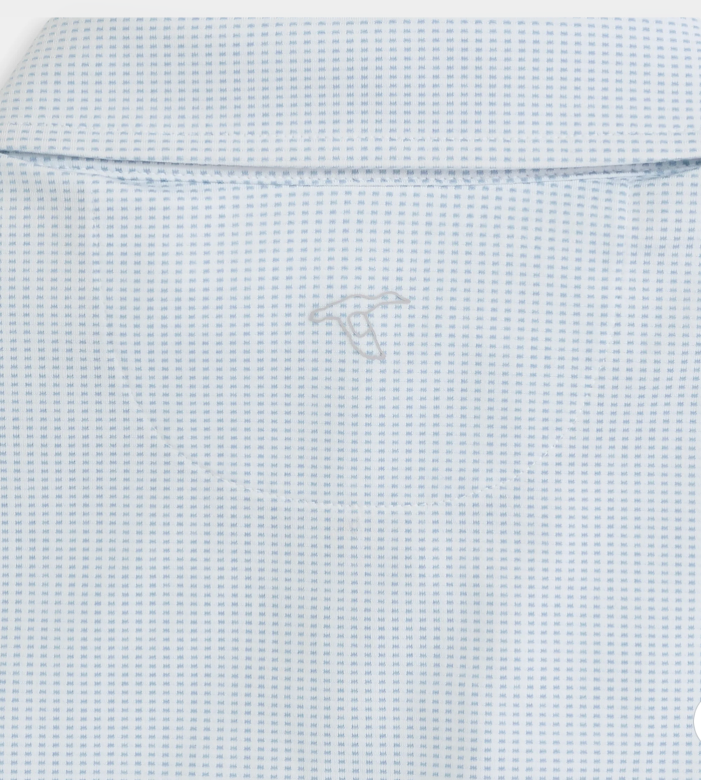 HERITAGE BLUE JACQUARD PERFORMANCE POLO