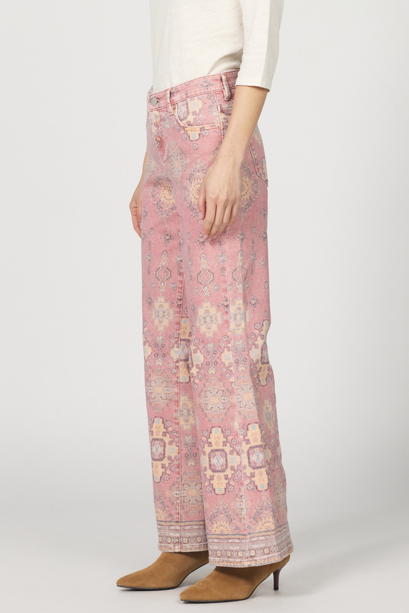 TIBETAN TAPESTRY MICHA WIDE LEG JEAN