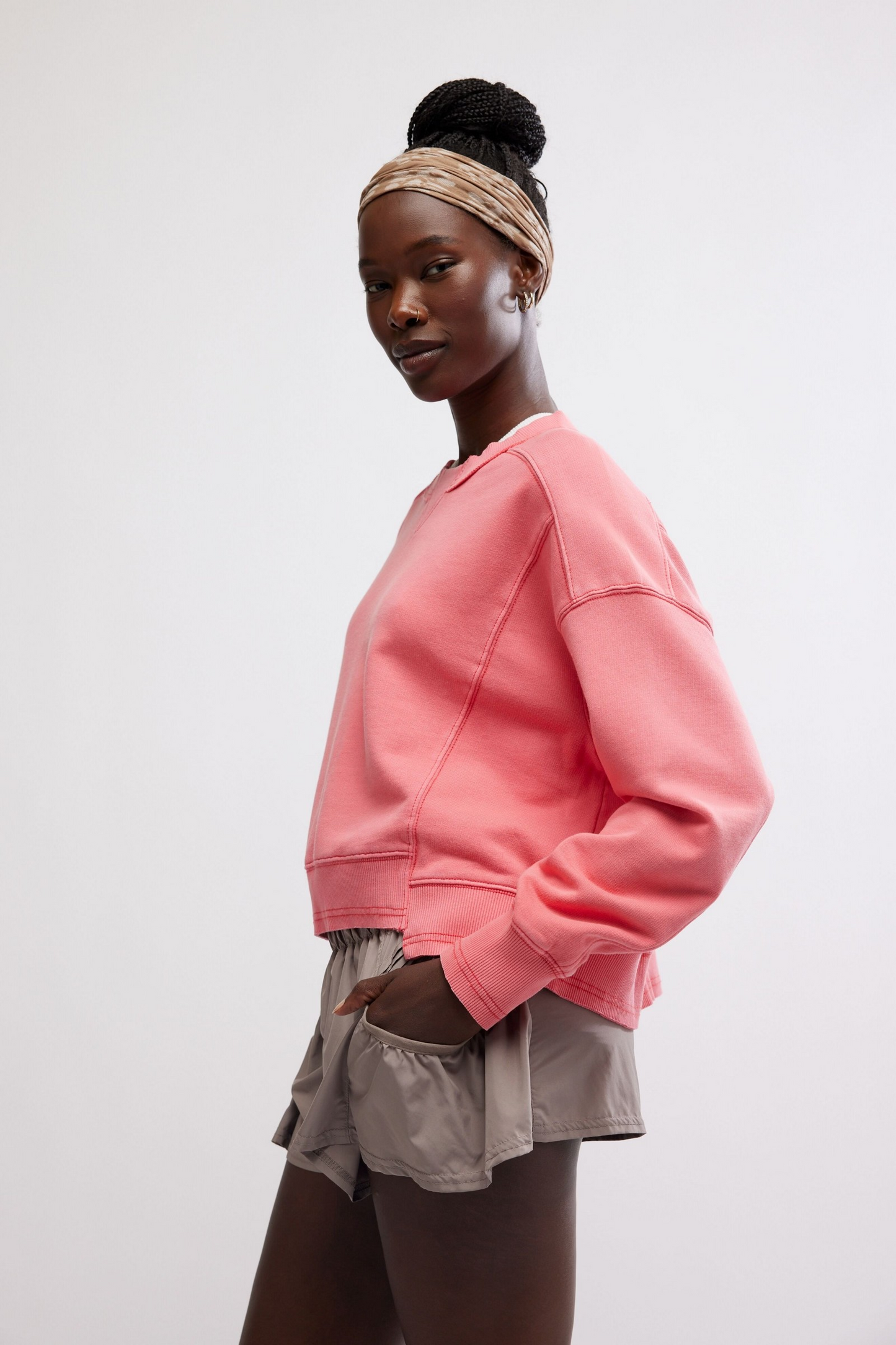 FREE PEOPLE HIBISCUS INTERCEPT PULLOVER