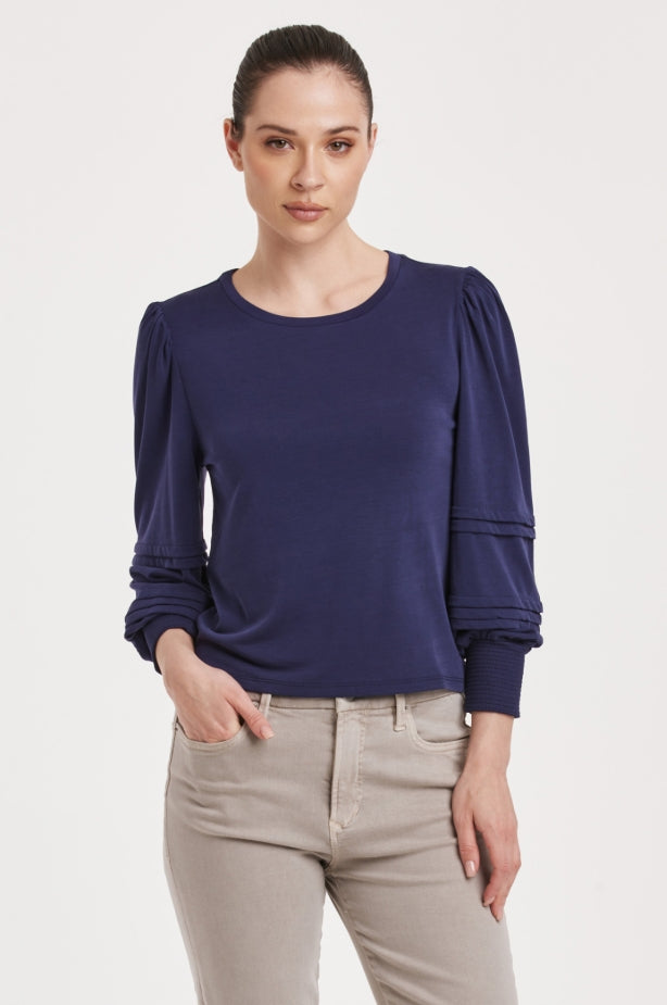 ANOTHER LOVE ELECTRIC INDIGO ANIKA TOP