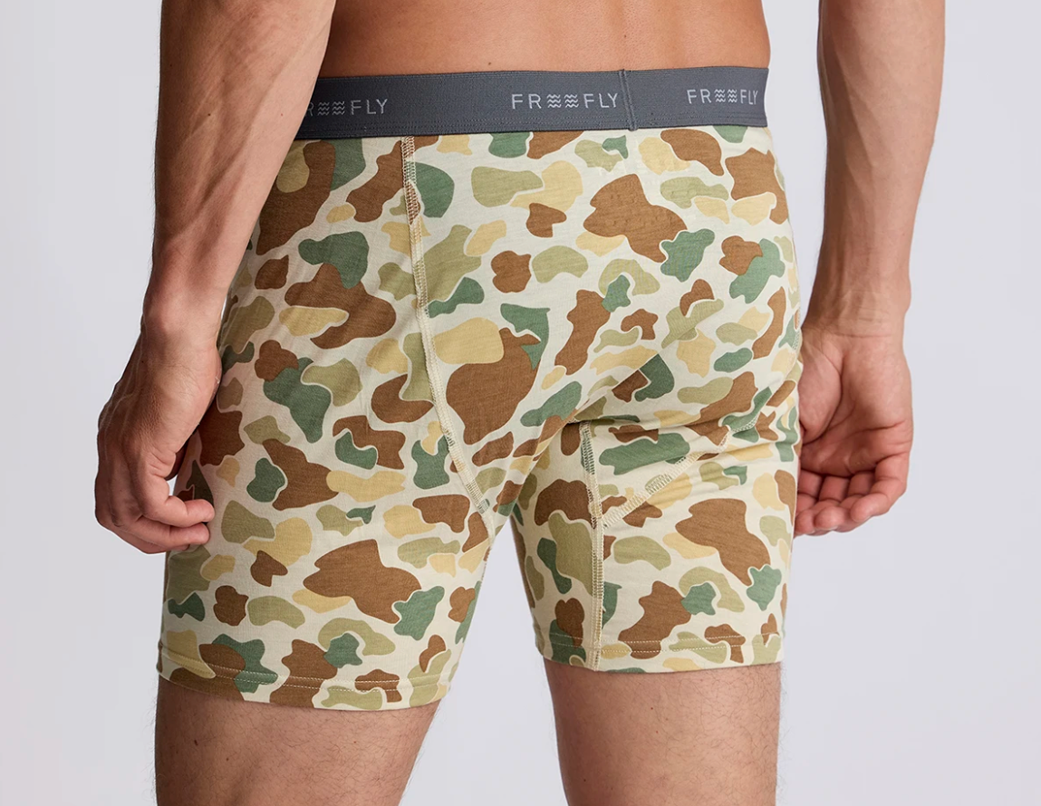 VINTAGE CAMO BAMBOO MOTION BOXER BRIEF