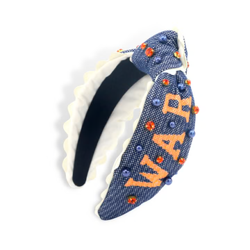 BRIANNA CANNON ADULT WAR EAGLE CROSS STITCH HEADBAND