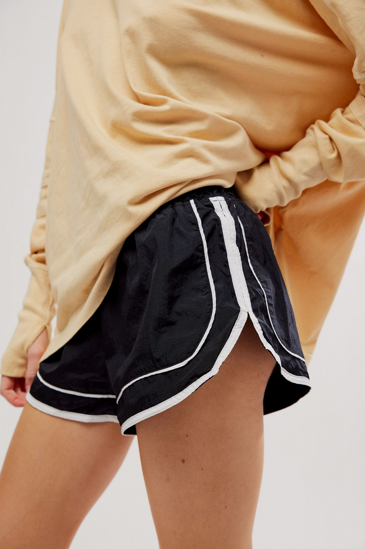 FREE PEOPLE VARSITY BLUES SHORTS