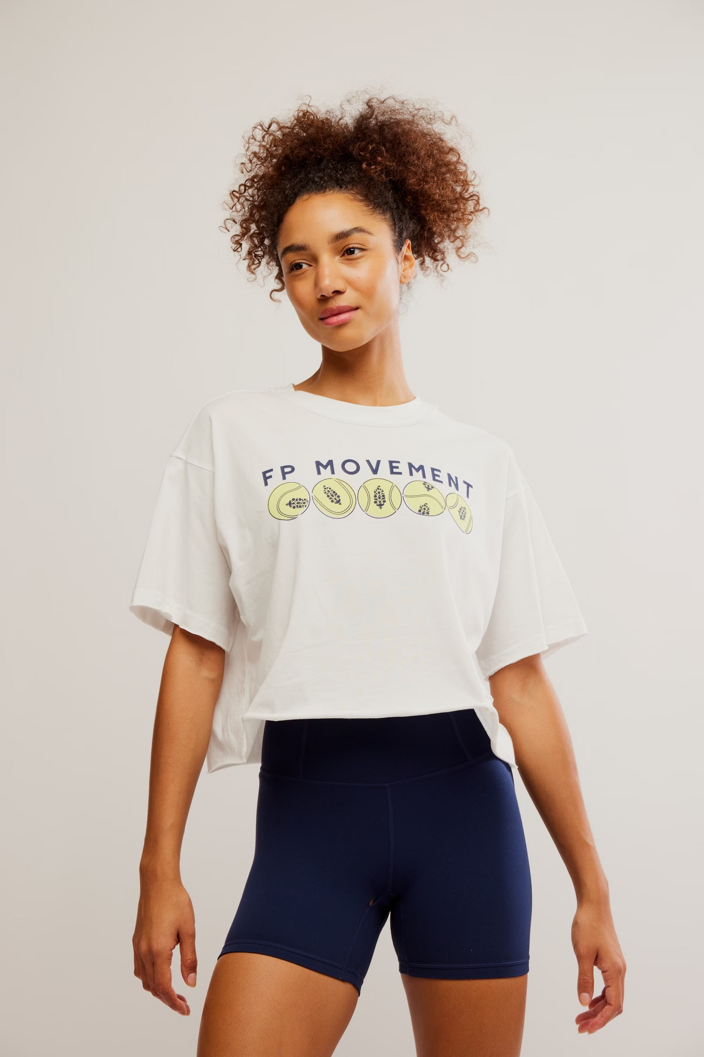 FREE PEOPLE COURT LOGO INSPIRE LOGO TEE