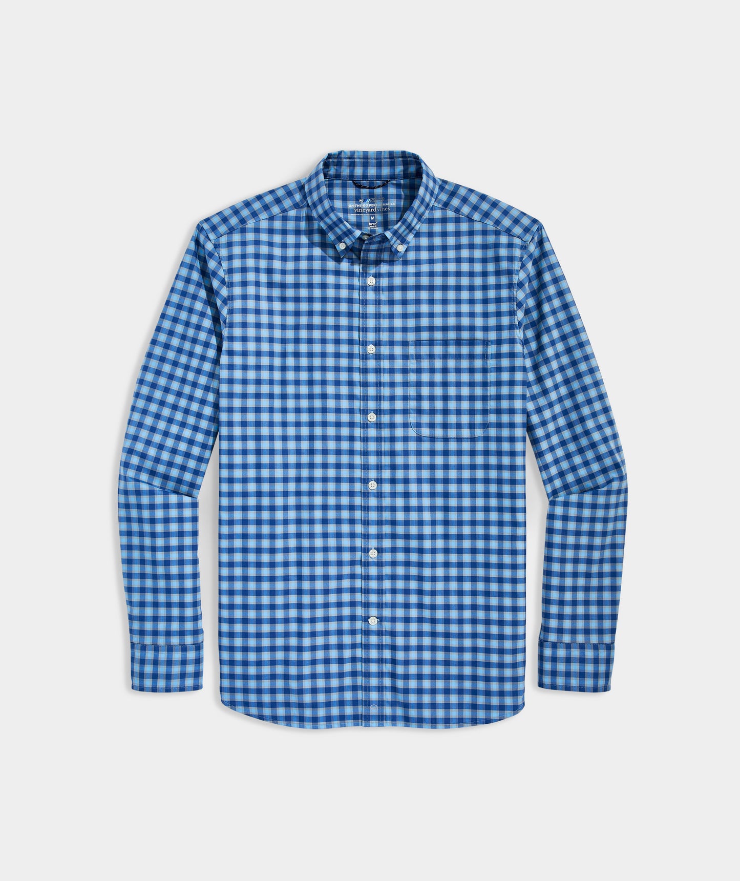 VINEYARD VINES MOONSHINE PLAID ON-THE-GO BRRR SHIRT