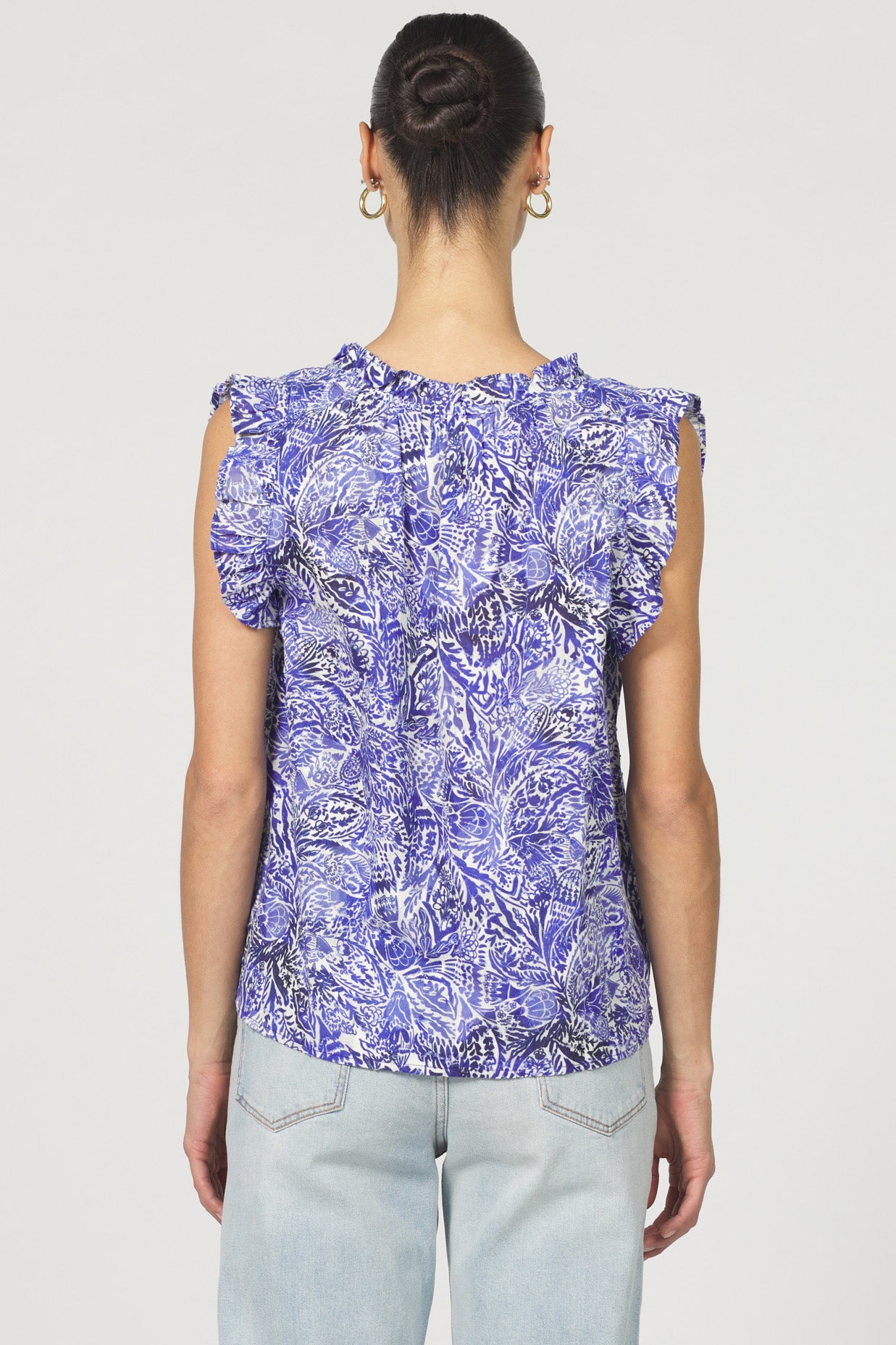 DEAR JOHN PORTOFINO PAISLEY PUJA TOP