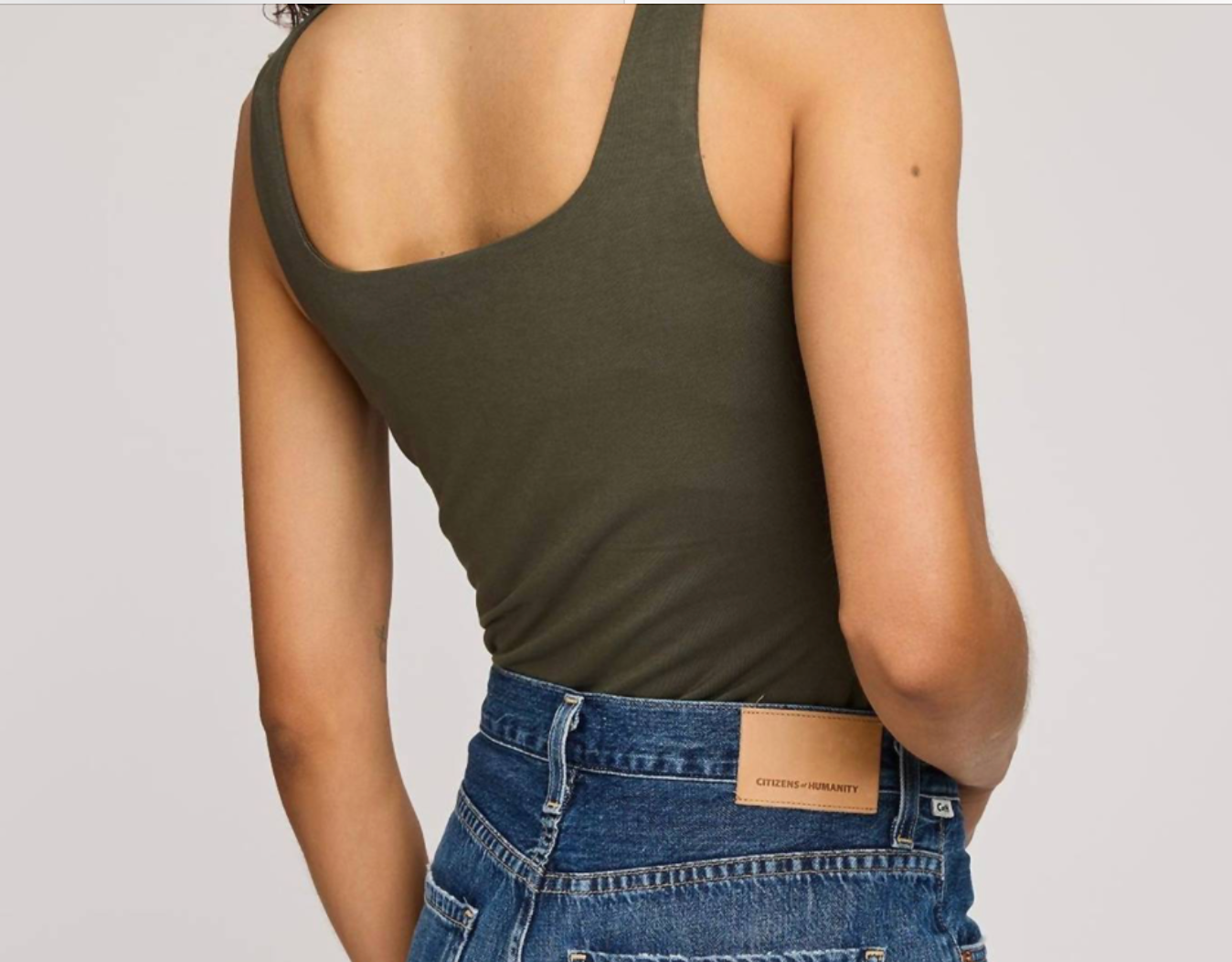 JASPER GREEN BLANCHE TANK