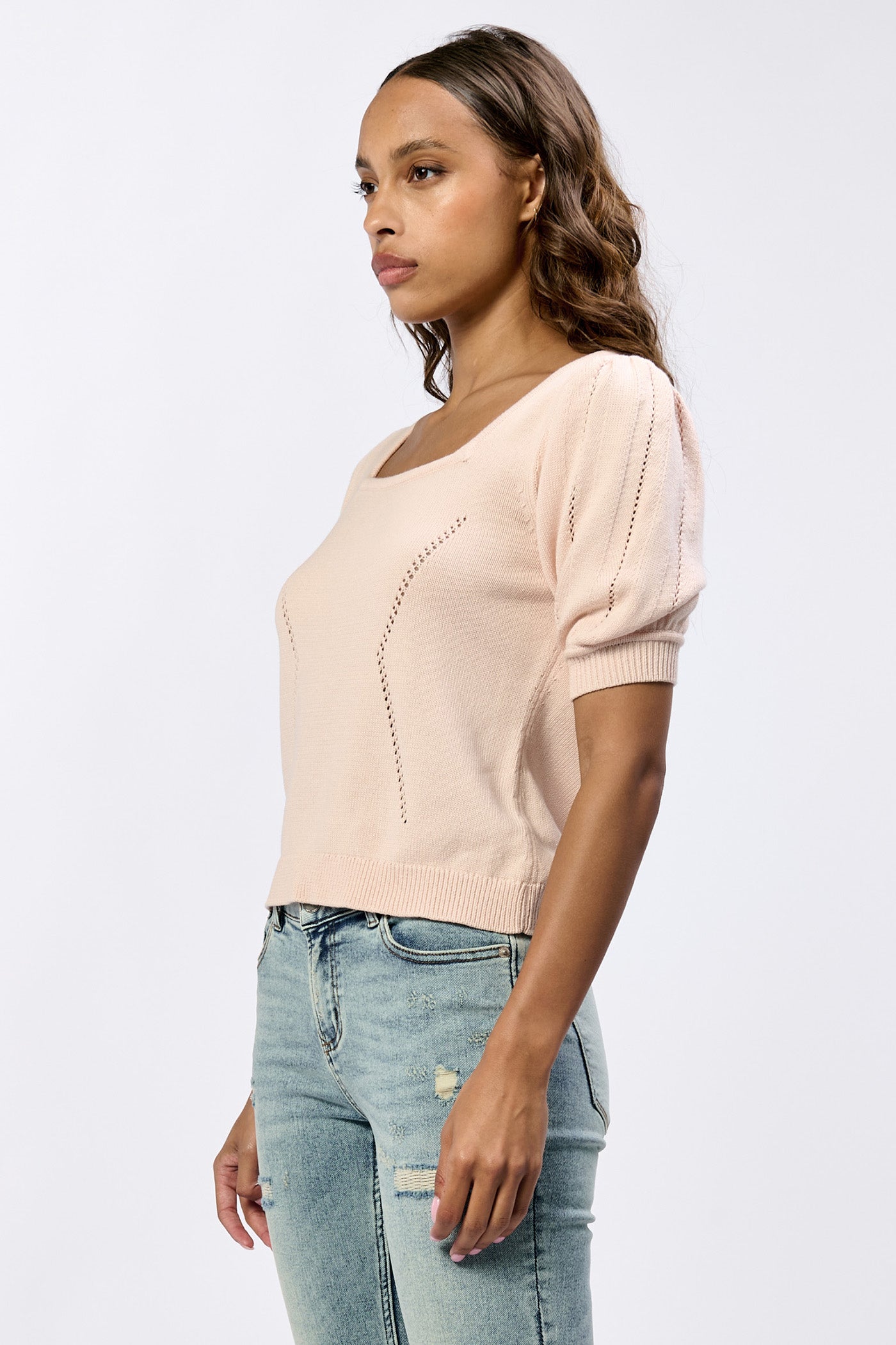 DEAR JOHN SEPIA ROSE ELINE TOP